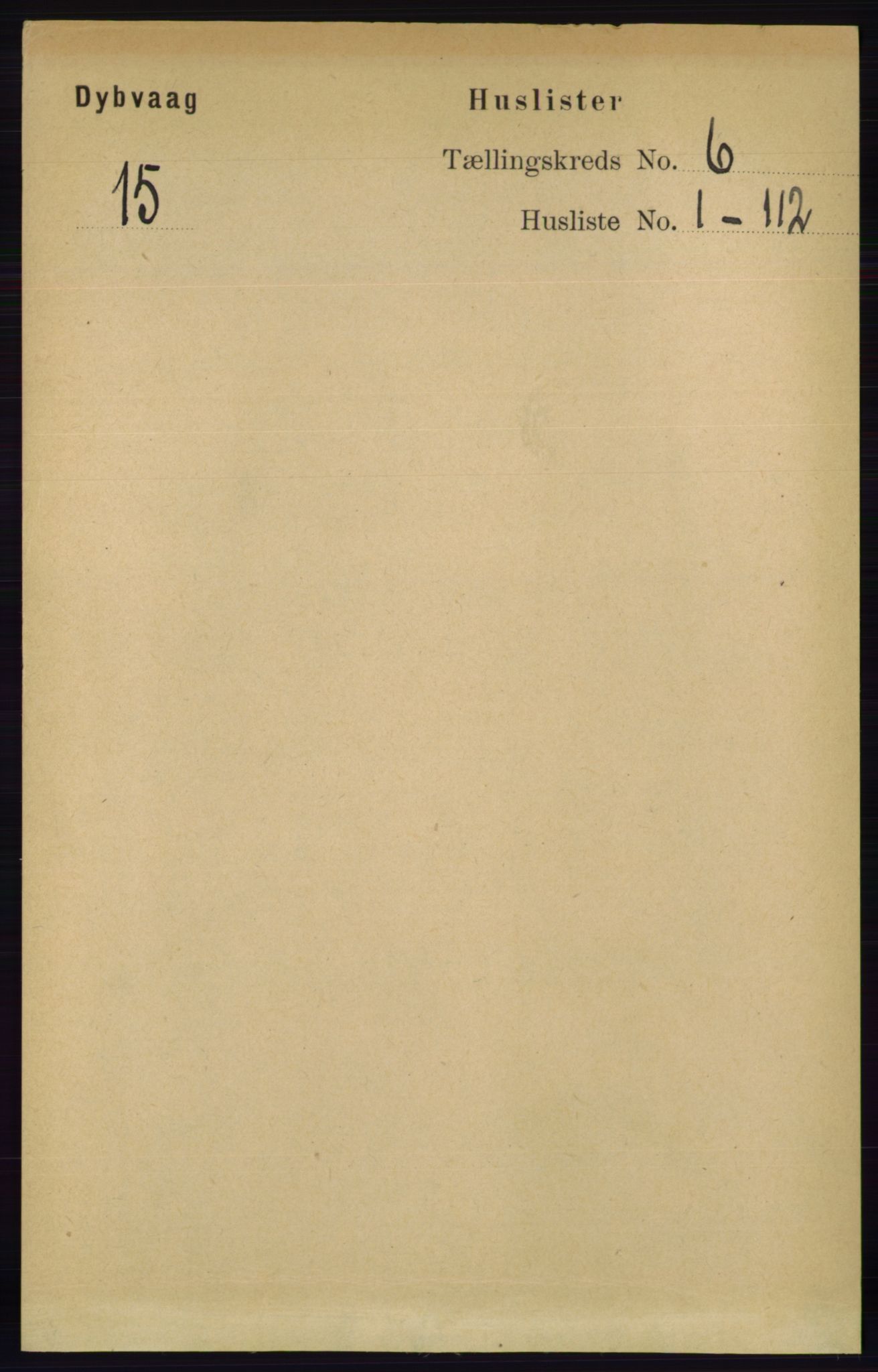 RA, 1891 census for 0915 Dypvåg, 1891, p. 1670