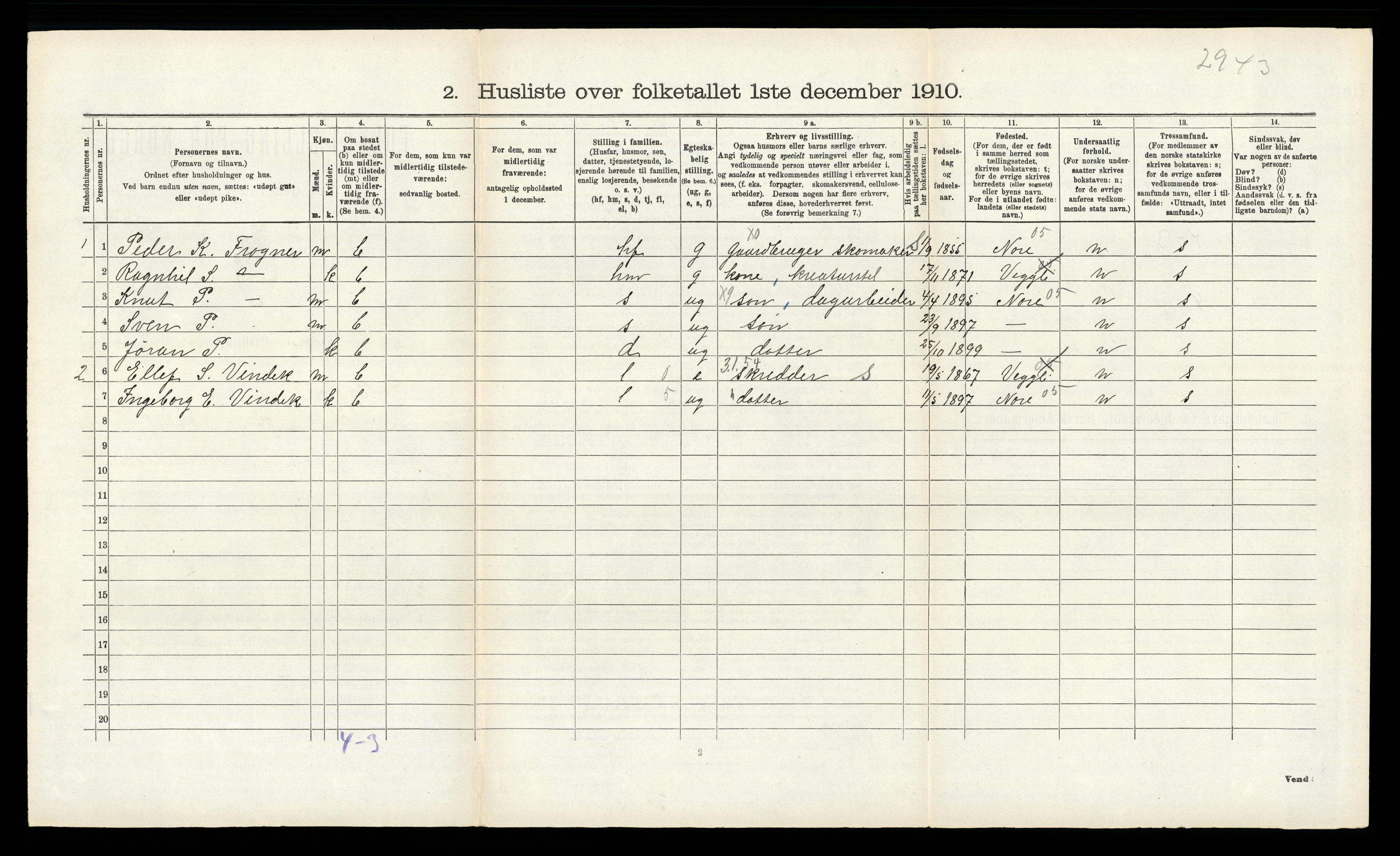 RA, 1910 census for Rollag, 1910, p. 480