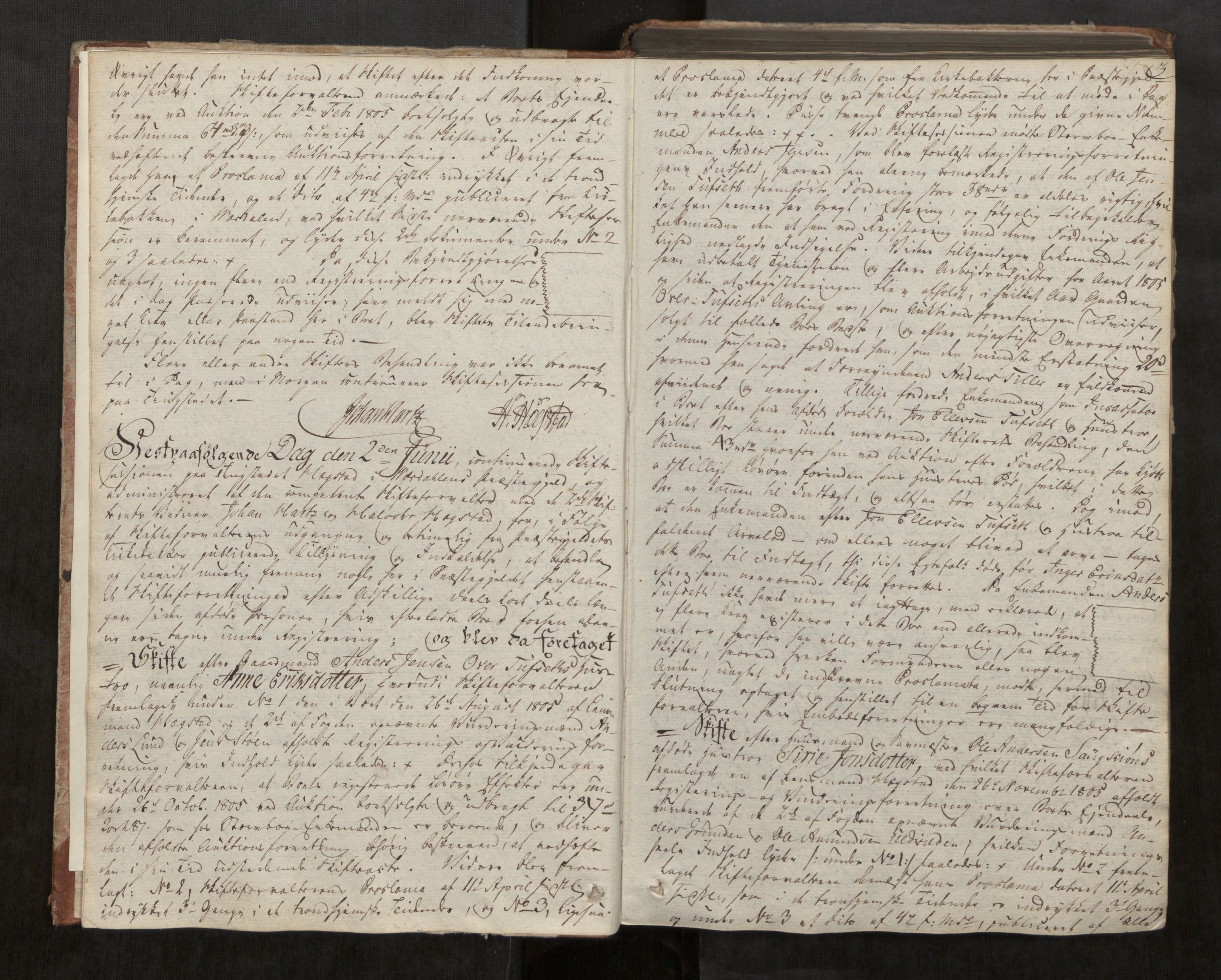 Stjør- og Verdal sorenskriveri, AV/SAT-A-4167/1/3/3A/L0023: Skifteprotokoll 18, 1807-1808, p. 3