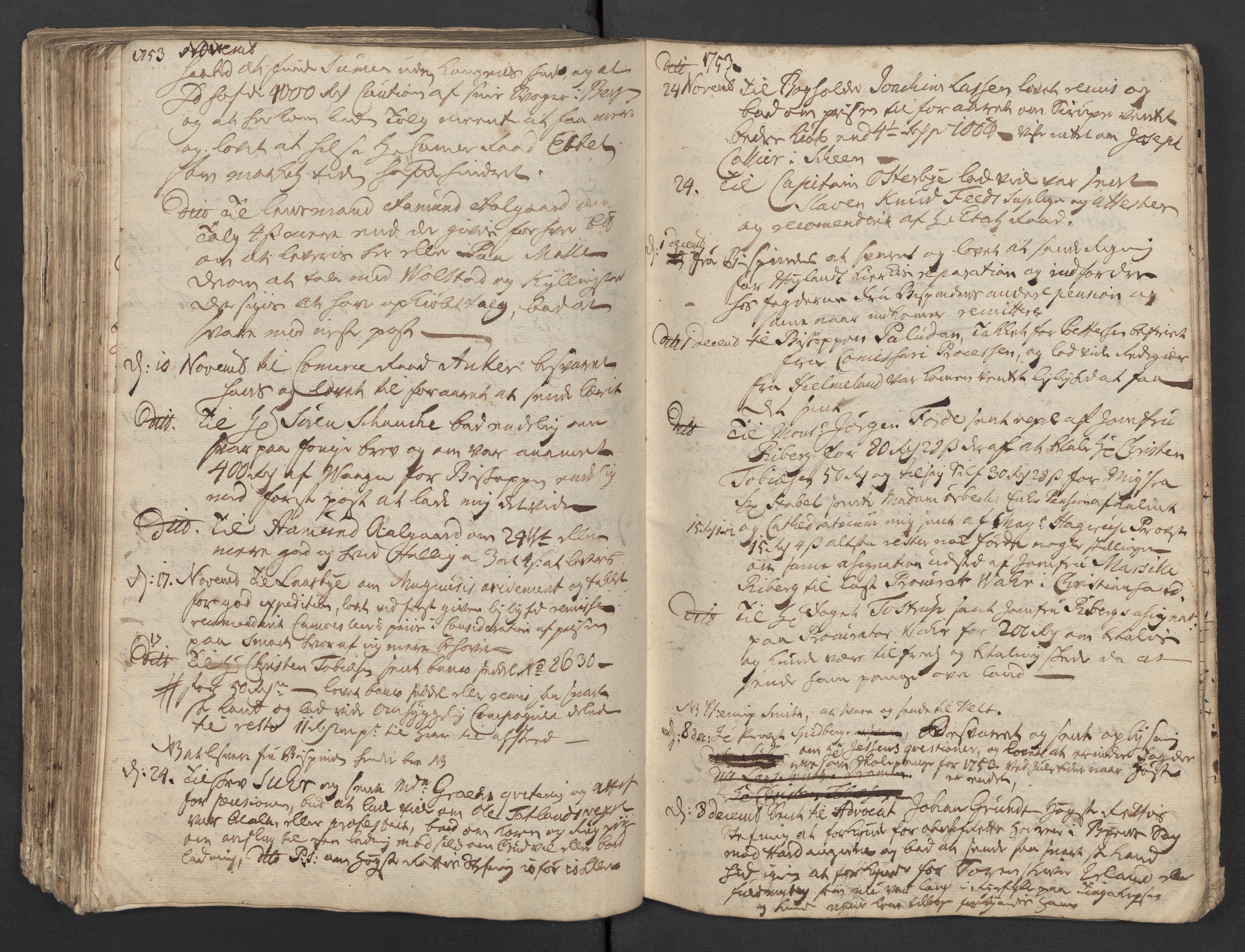 Pa 0119 - Smith, Lauritz Andersen og Lauritz Lauritzen, SAST/A-100231/O/L0001: Kopibøker m.m., 1746-1755, p. 174