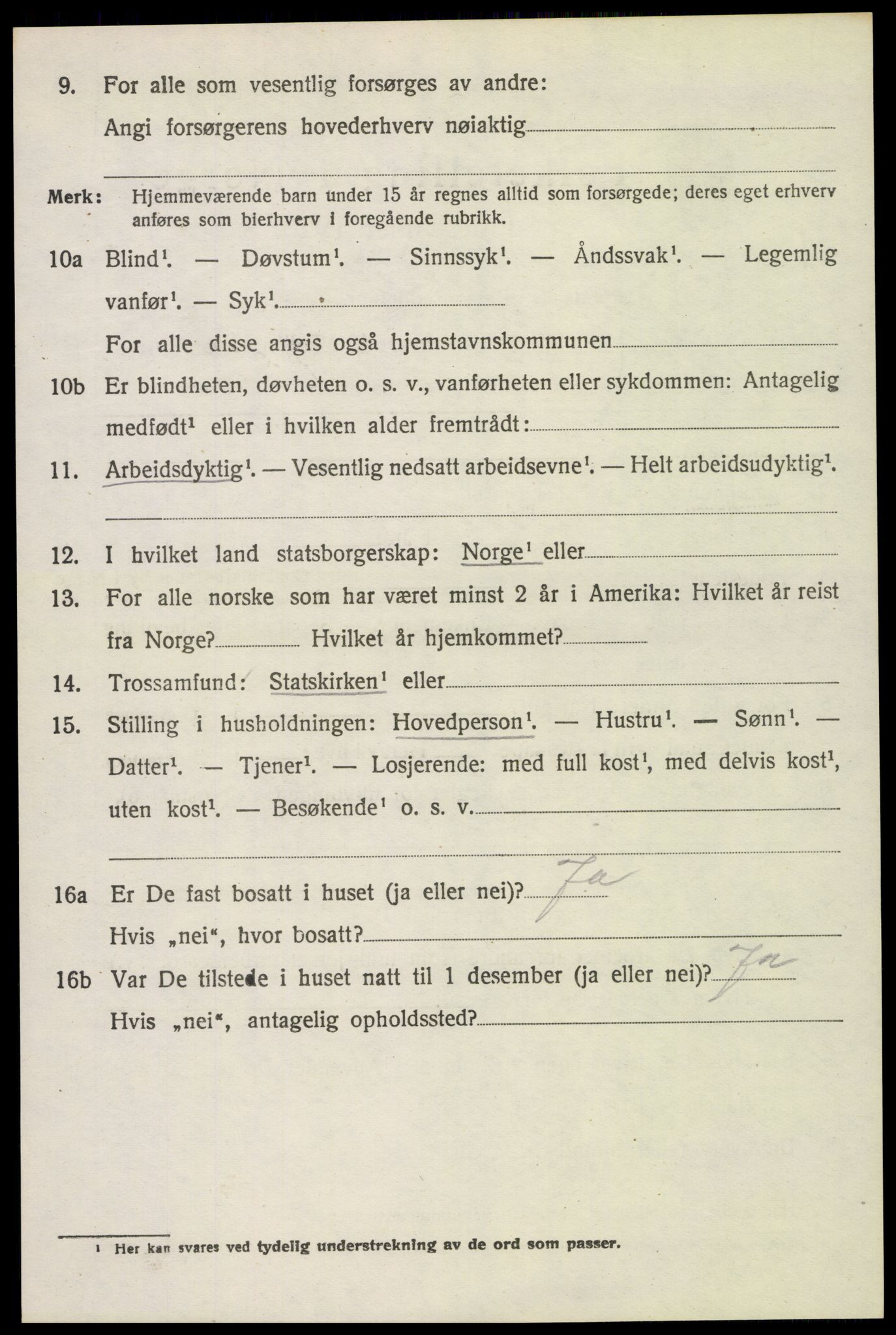 SAH, 1920 census for Brandbu, 1920, p. 3718