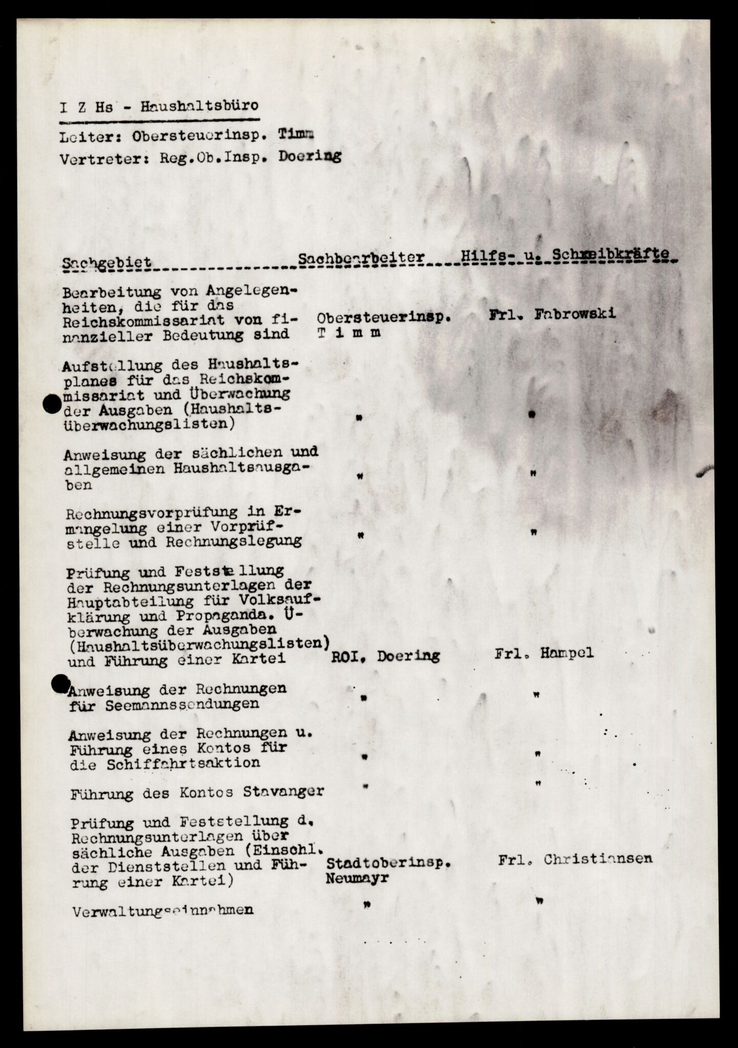 Forsvarets Overkommando. 2 kontor. Arkiv 11.4. Spredte tyske arkivsaker, AV/RA-RAFA-7031/D/Dar/Darb/L0005: Reichskommissariat., 1940-1945, p. 1112
