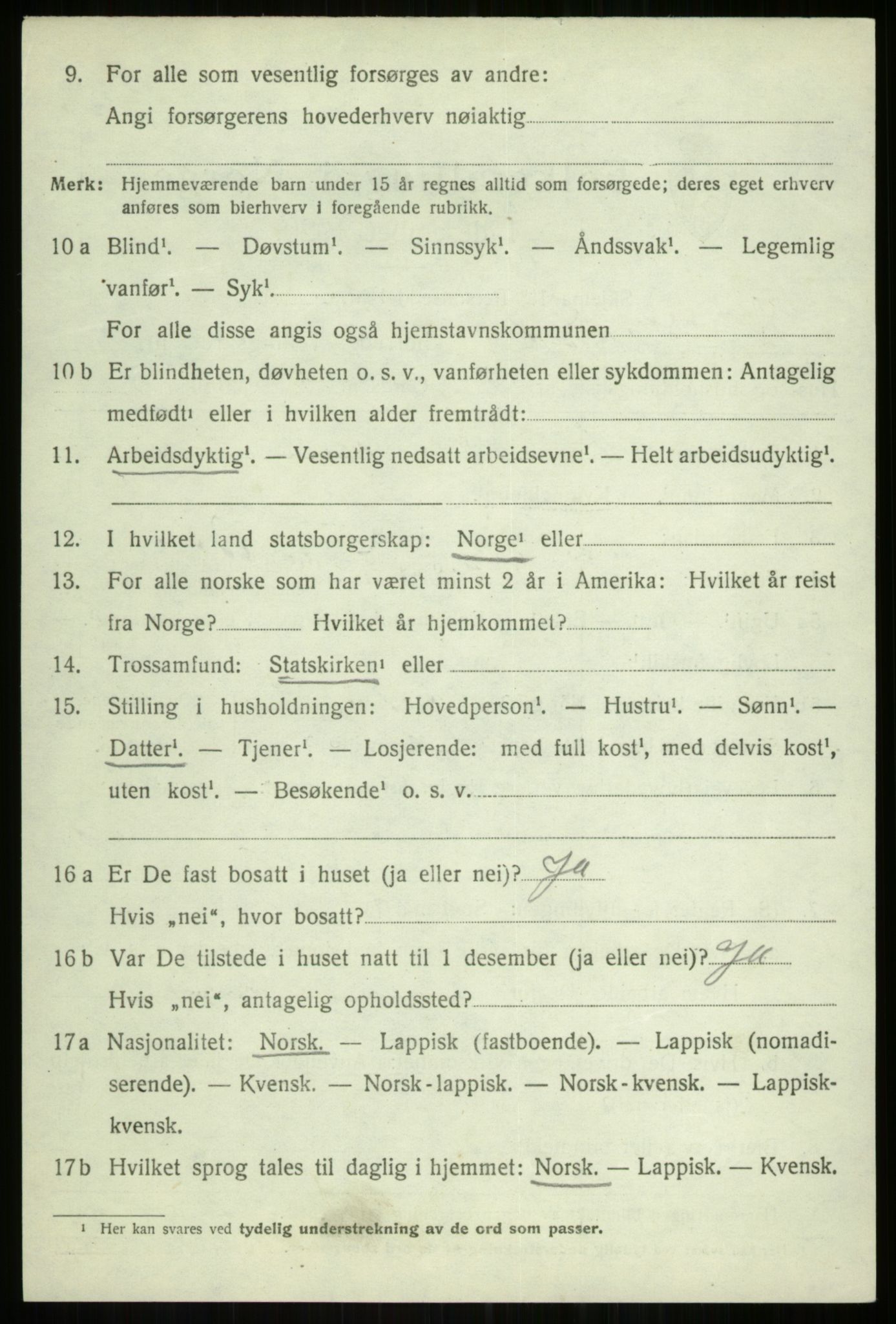 SATØ, 1920 census for Tromsøysund, 1920, p. 4731