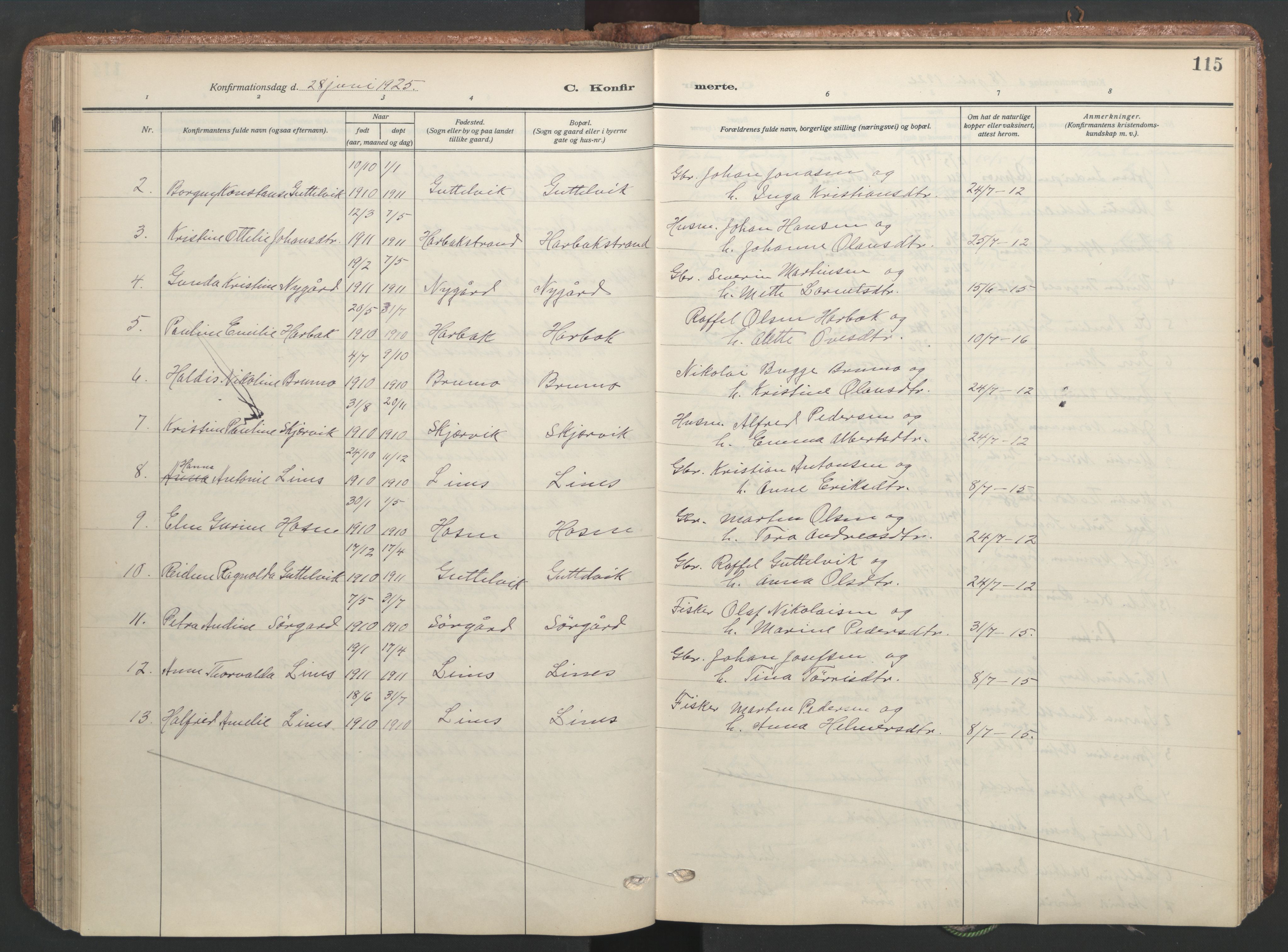 Ministerialprotokoller, klokkerbøker og fødselsregistre - Sør-Trøndelag, SAT/A-1456/656/L0694: Parish register (official) no. 656A03, 1914-1931, p. 115