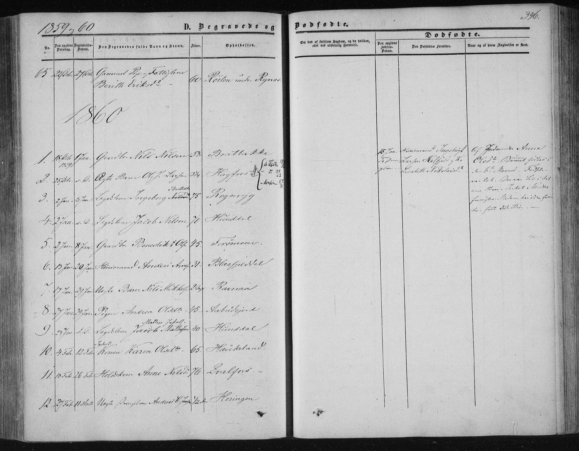 Ministerialprotokoller, klokkerbøker og fødselsregistre - Nordland, AV/SAT-A-1459/820/L0293: Parish register (official) no. 820A14, 1855-1865, p. 346