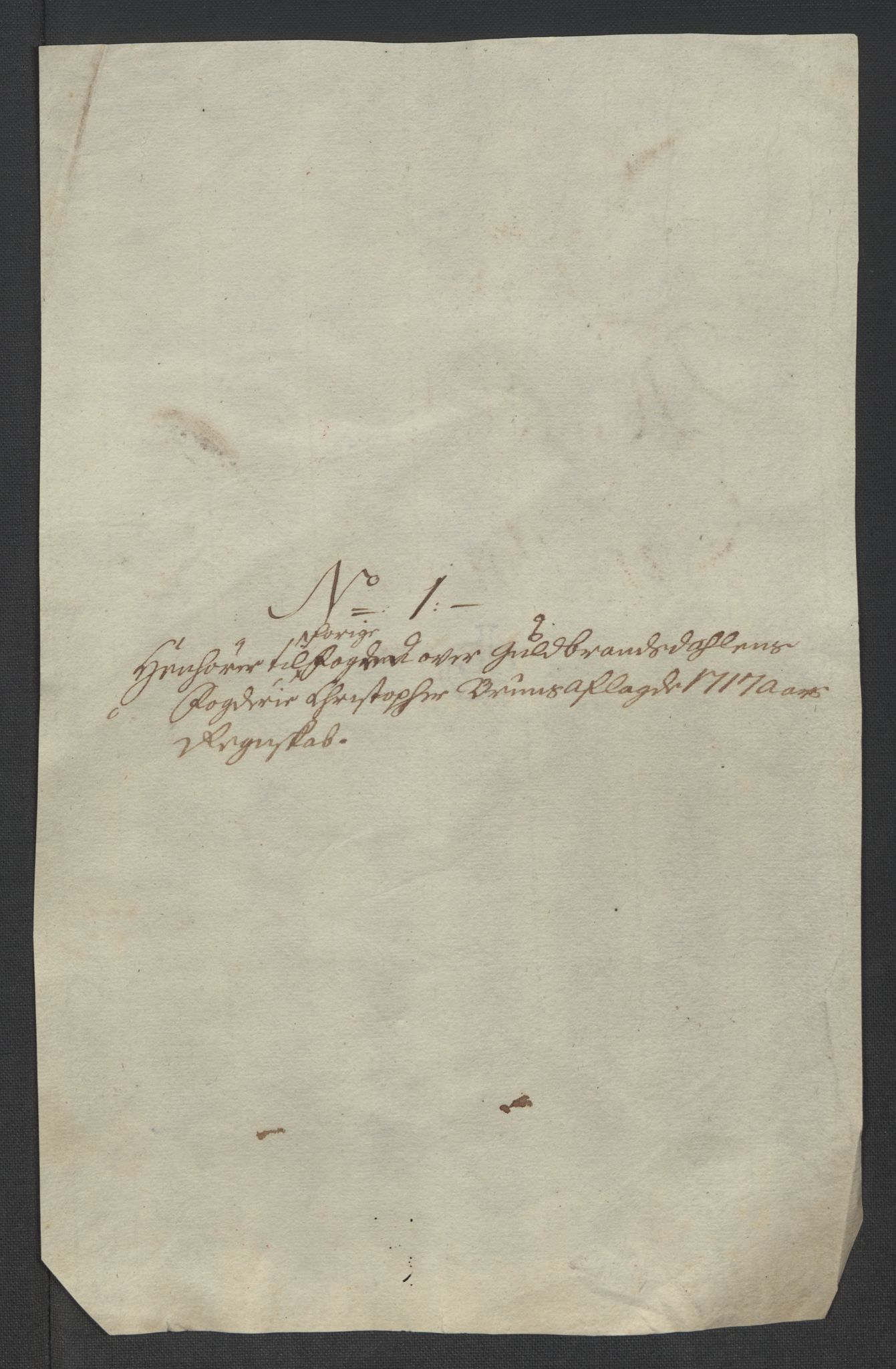 Rentekammeret inntil 1814, Reviderte regnskaper, Fogderegnskap, RA/EA-4092/R17/L1187: Fogderegnskap Gudbrandsdal, 1717, p. 12