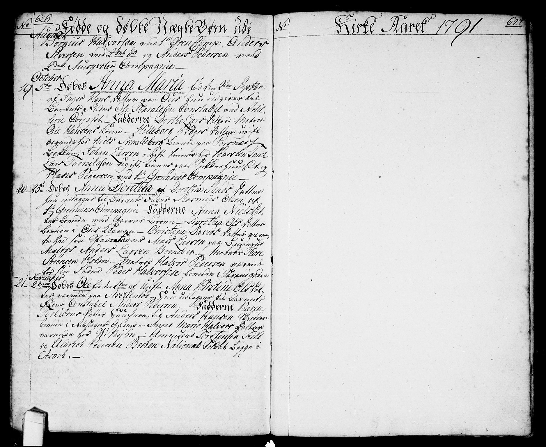 Halden prestekontor Kirkebøker, SAO/A-10909/F/Fa/L0001: Parish register (official) no. I 1, 1758-1791, p. 626-627