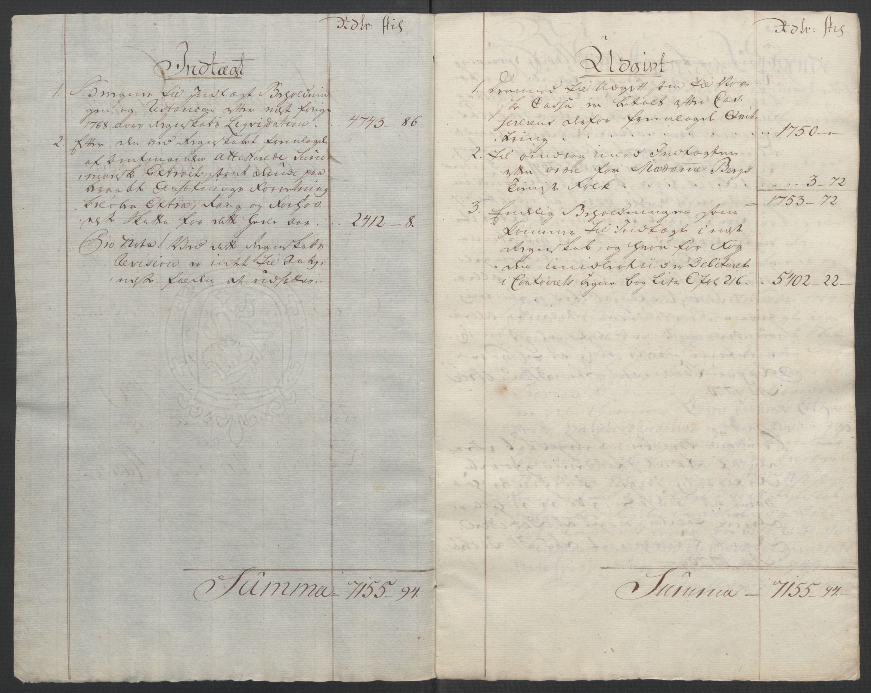 Rentekammeret inntil 1814, Reviderte regnskaper, Fogderegnskap, AV/RA-EA-4092/R19/L1399: Fogderegnskap Toten, Hadeland og Vardal, 1762-1783, p. 190