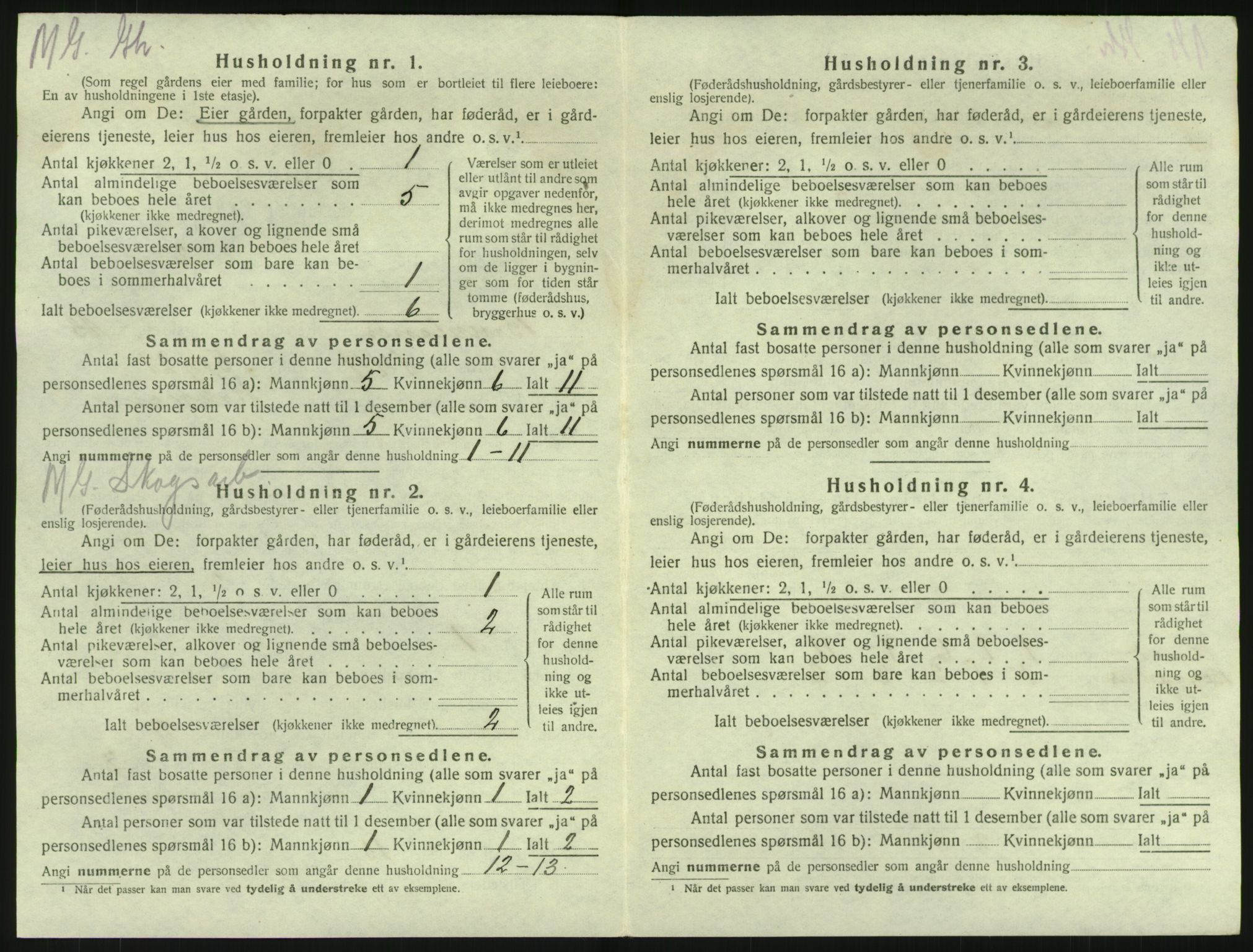 SAKO, 1920 census for Brunlanes, 1920, p. 1752