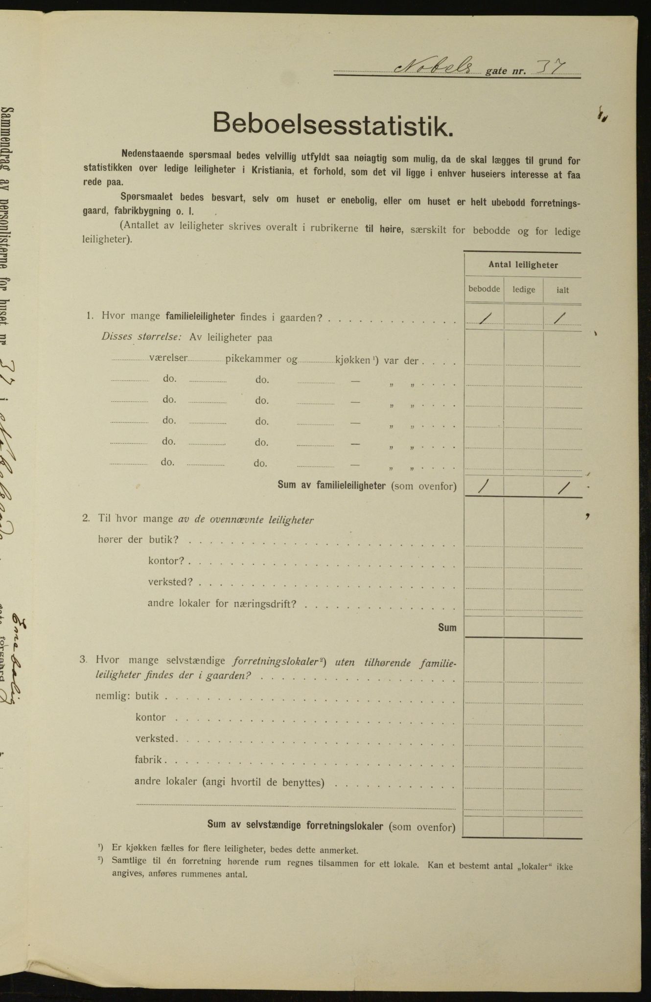 OBA, Municipal Census 1912 for Kristiania, 1912, p. 71938