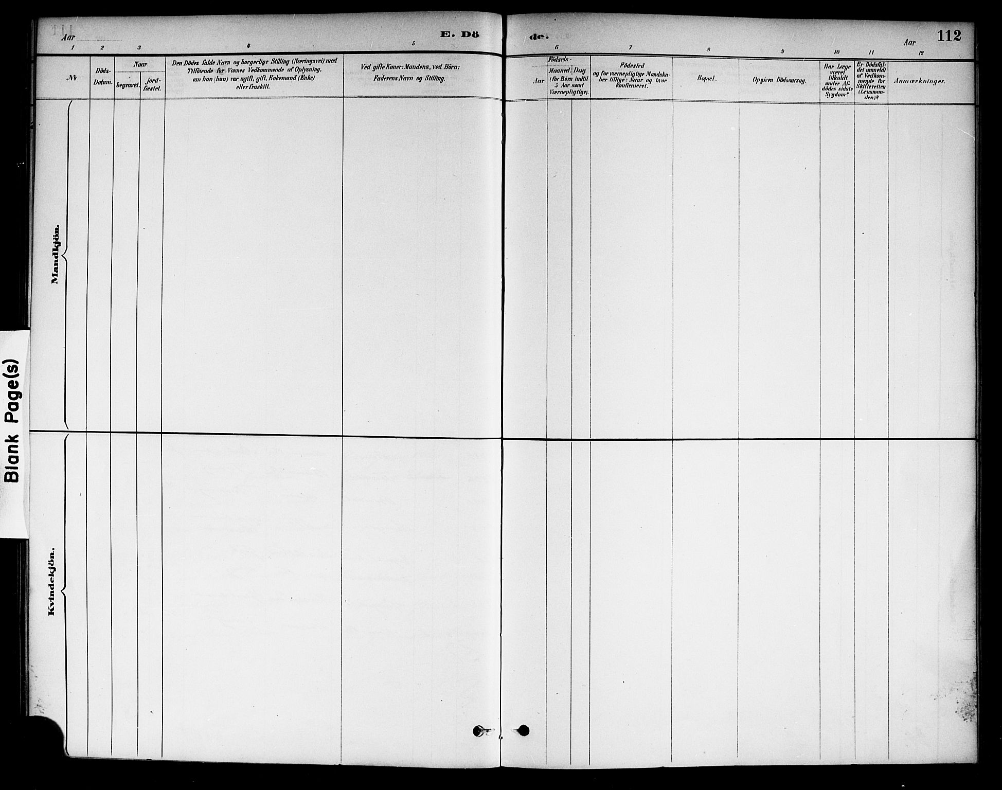 Drangedal kirkebøker, AV/SAKO-A-258/F/Fa/L0011: Parish register (official) no. 11 /1, 1885-1894, p. 112