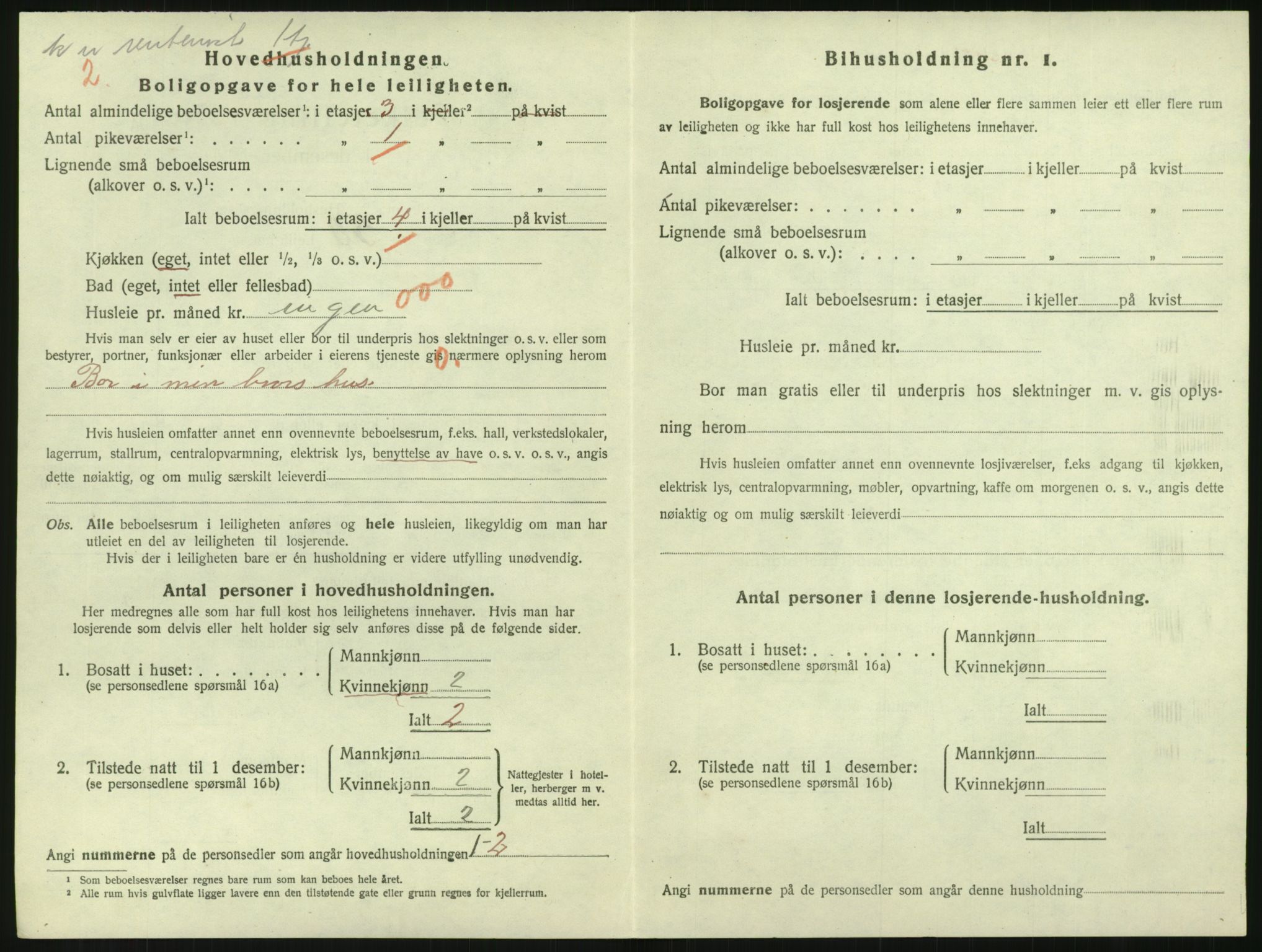 SAK, 1920 census for Grimstad, 1920, p. 1664