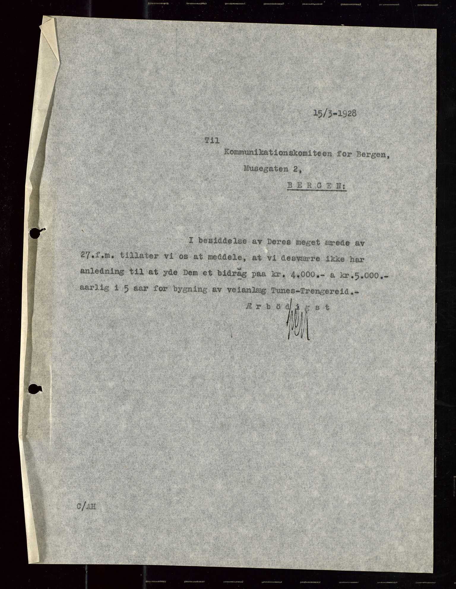 Pa 1521 - A/S Norske Shell, AV/SAST-A-101915/E/Ea/Eaa/L0023: Sjefskorrespondanse, 1928, p. 7