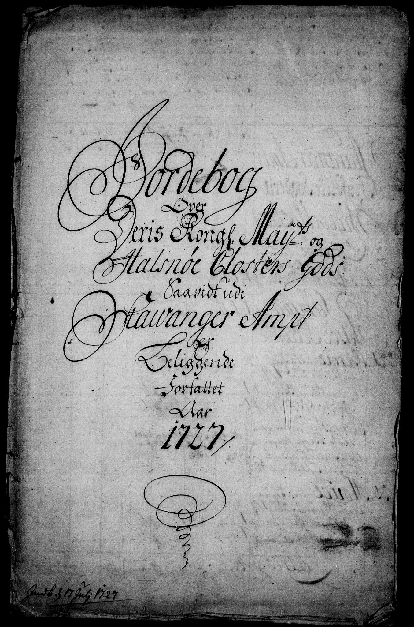 Rentekammeret inntil 1814, Realistisk ordnet avdeling, AV/RA-EA-4070/On/L0003: [Jj 4]: Kommisjonsforretning over Vilhelm Hanssøns forpaktning av Halsnøy klosters gods, 1721-1729, p. 207