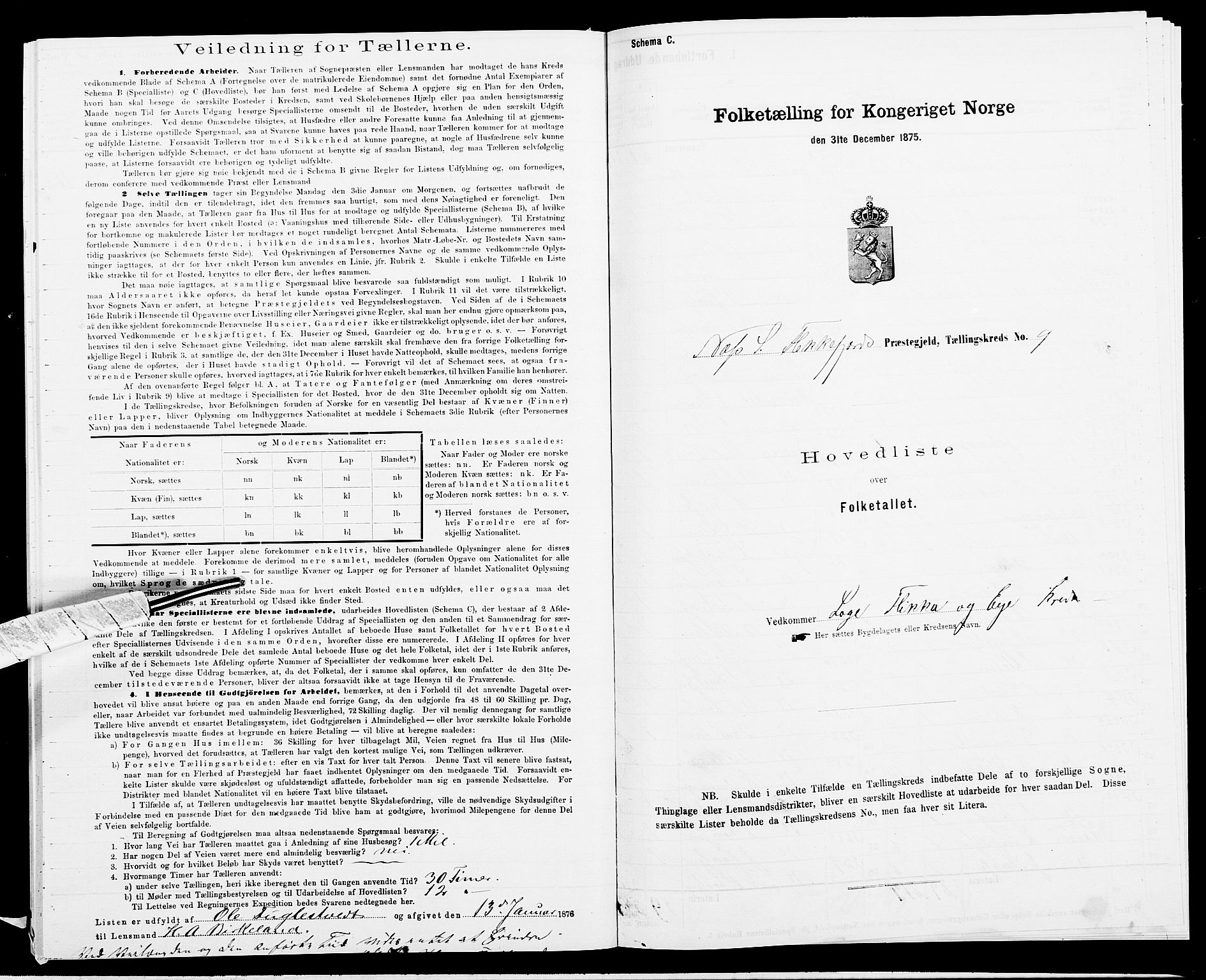 SAK, 1875 census for 1042L Flekkefjord/Nes og Hidra, 1875, p. 60