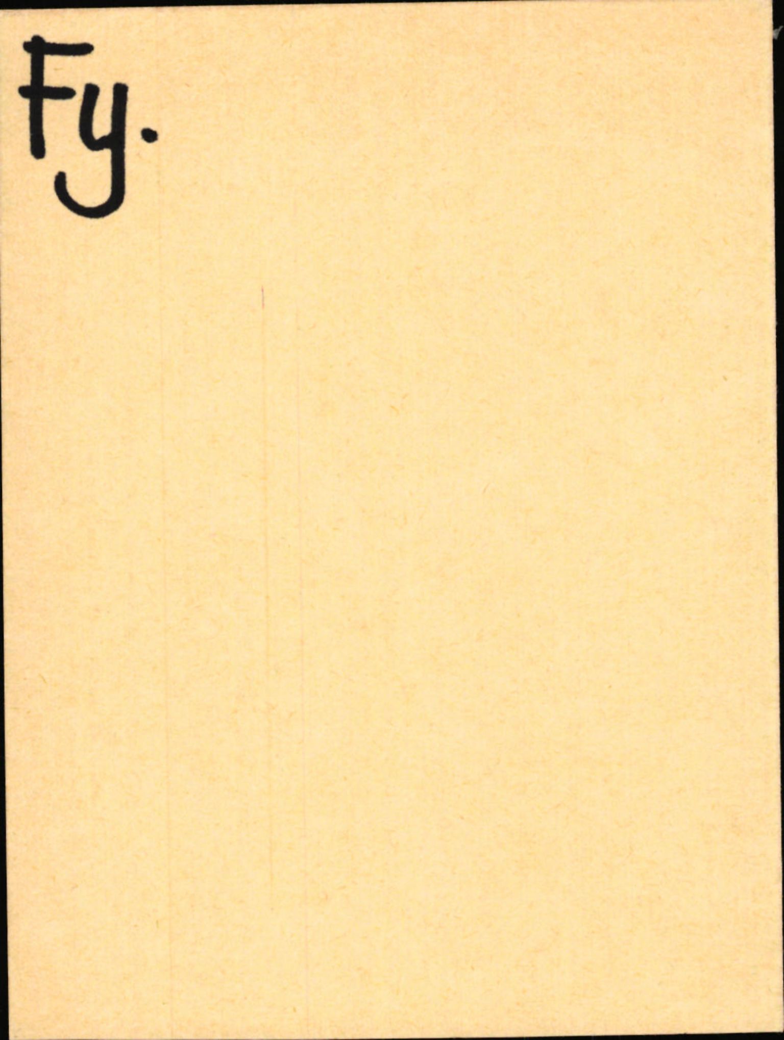 Statens vegvesen, Hordaland vegkontor, SAB/A-5201/2/Hb/L0010: O-eierkort F-G, 1920-1971, p. 1