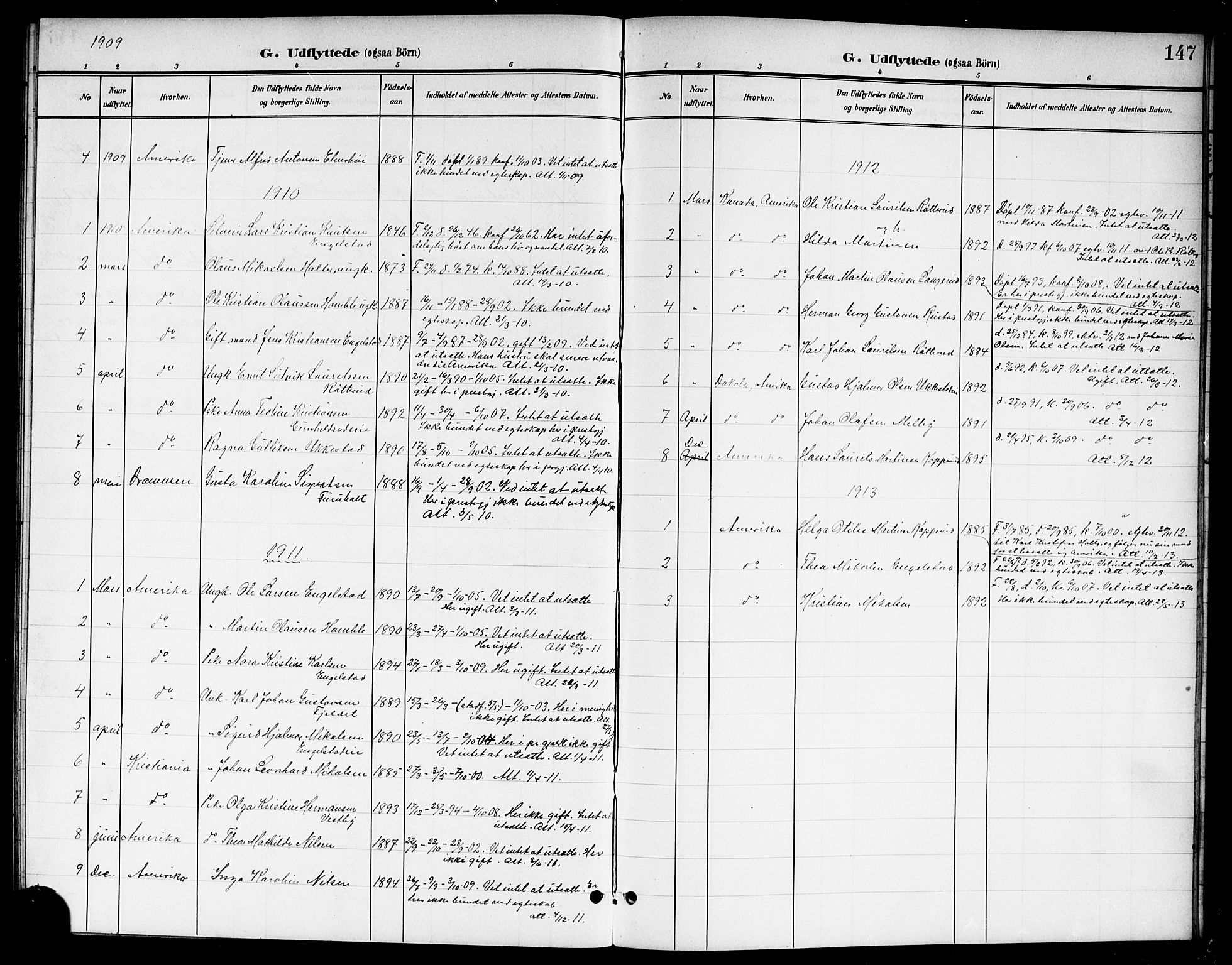 Nannestad prestekontor Kirkebøker, SAO/A-10414a/G/Ga/L0002: Parish register (copy) no. I 2, 1901-1913, p. 147