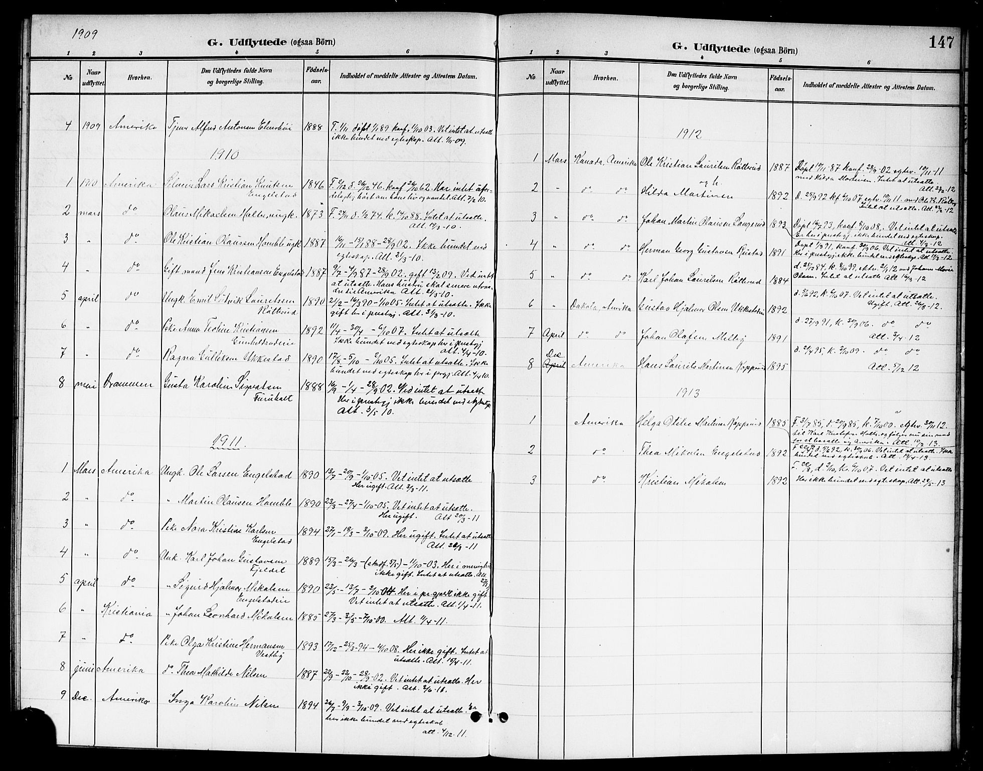 Nannestad prestekontor Kirkebøker, AV/SAO-A-10414a/G/Ga/L0002: Parish register (copy) no. I 2, 1901-1913, p. 147