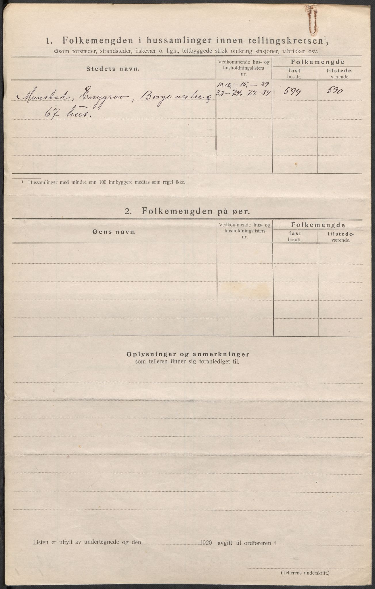 SAKO, 1920 census for Gjerpen, 1920, p. 54