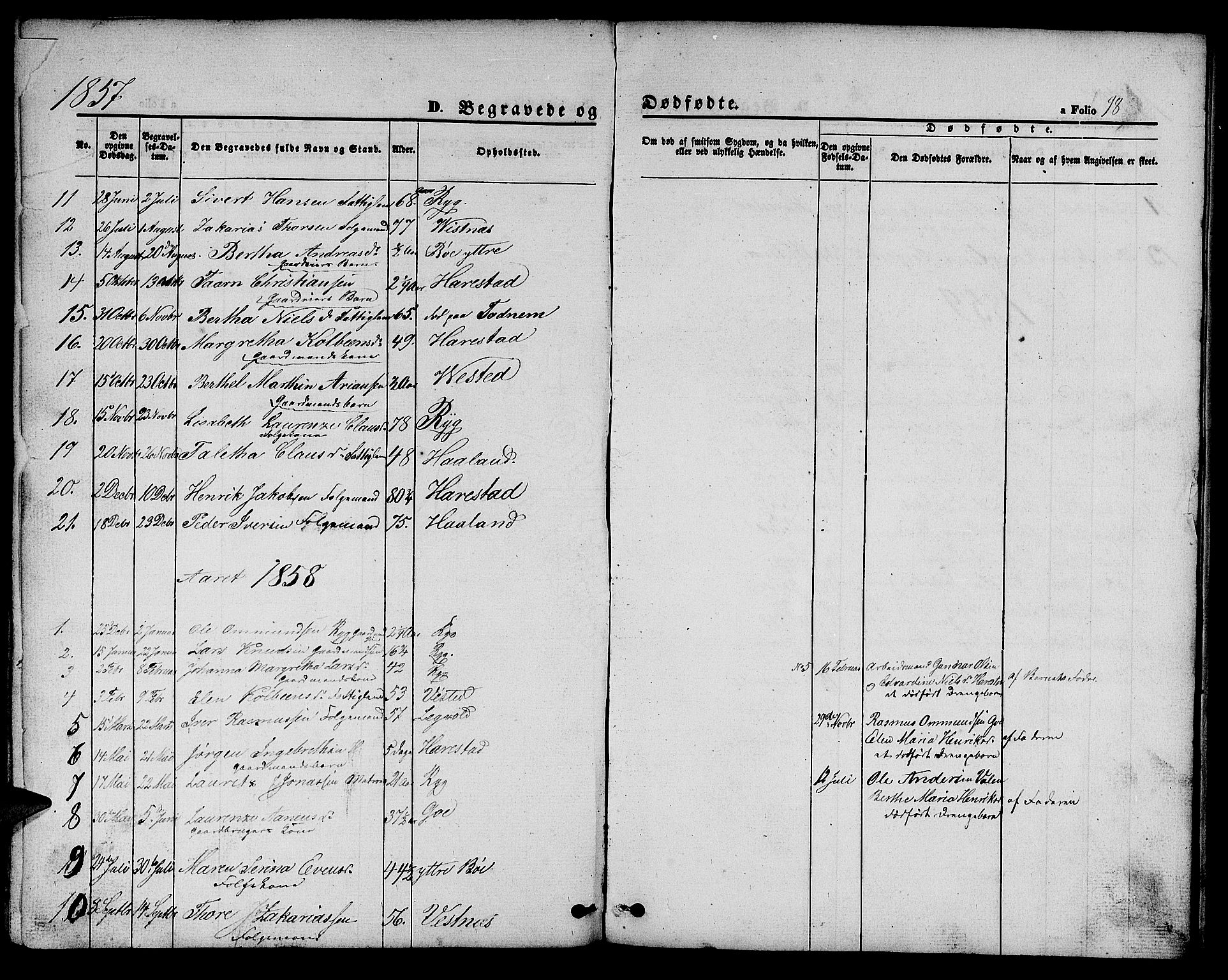 Hetland sokneprestkontor, SAST/A-101826/30/30BB/L0002: Parish register (copy) no. B 2, 1856-1891, p. 98
