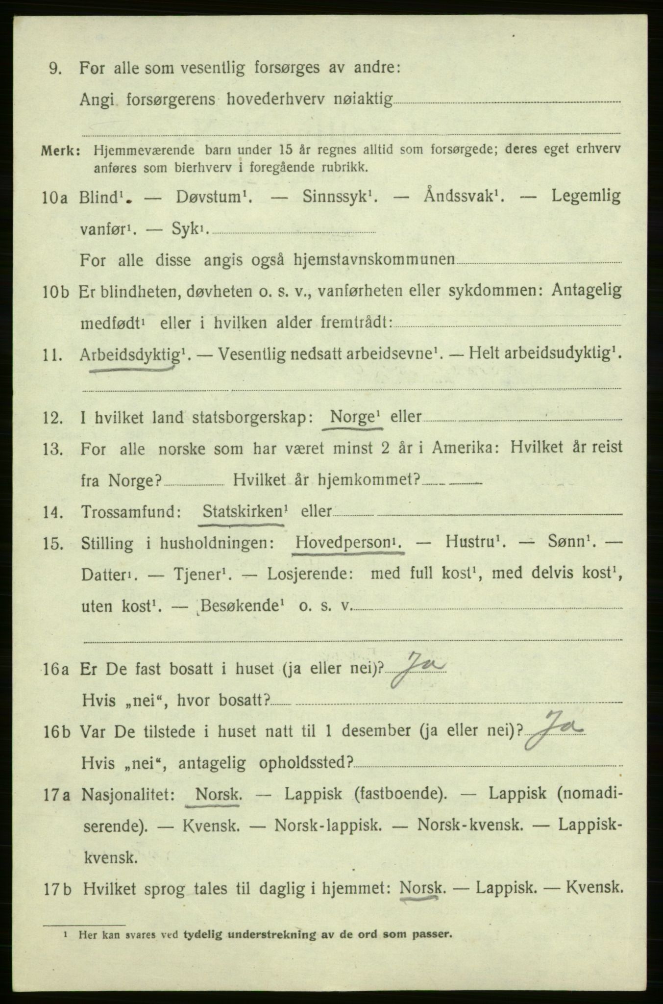 SATØ, 1920 census for Måsøy, 1920, p. 1819