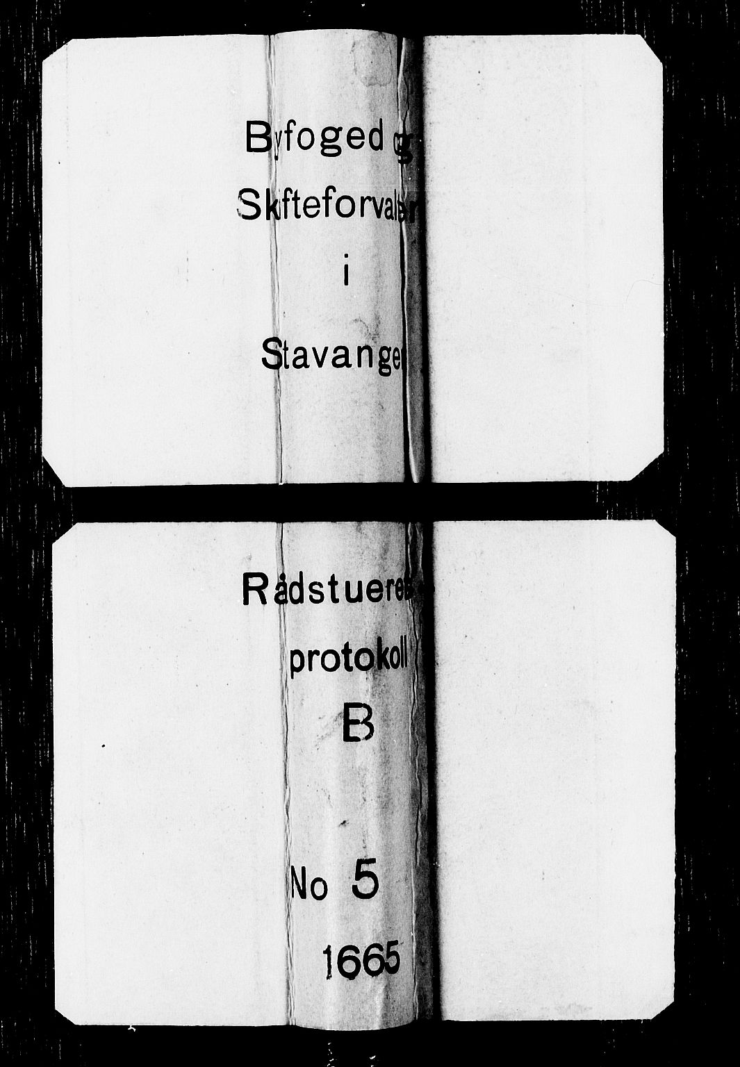 Stavanger byfogd, AV/SAST-A-101408/001/3/30/30BB/L0005: Rådsturettprotokoll, 1665