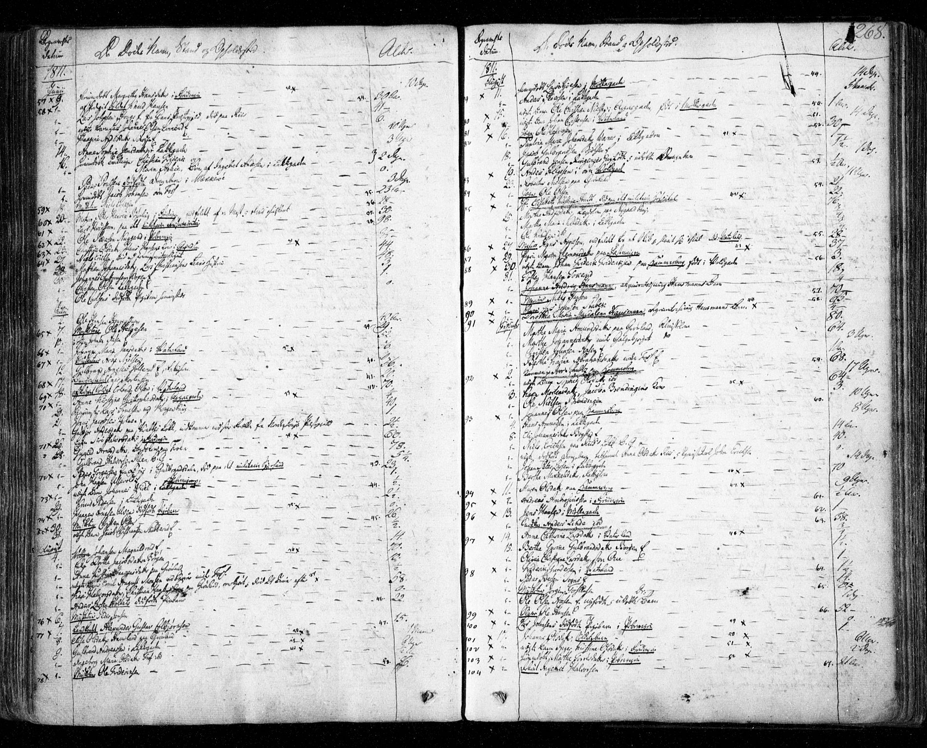 Aker prestekontor kirkebøker, SAO/A-10861/F/L0011: Parish register (official) no. 11, 1810-1819, p. 268