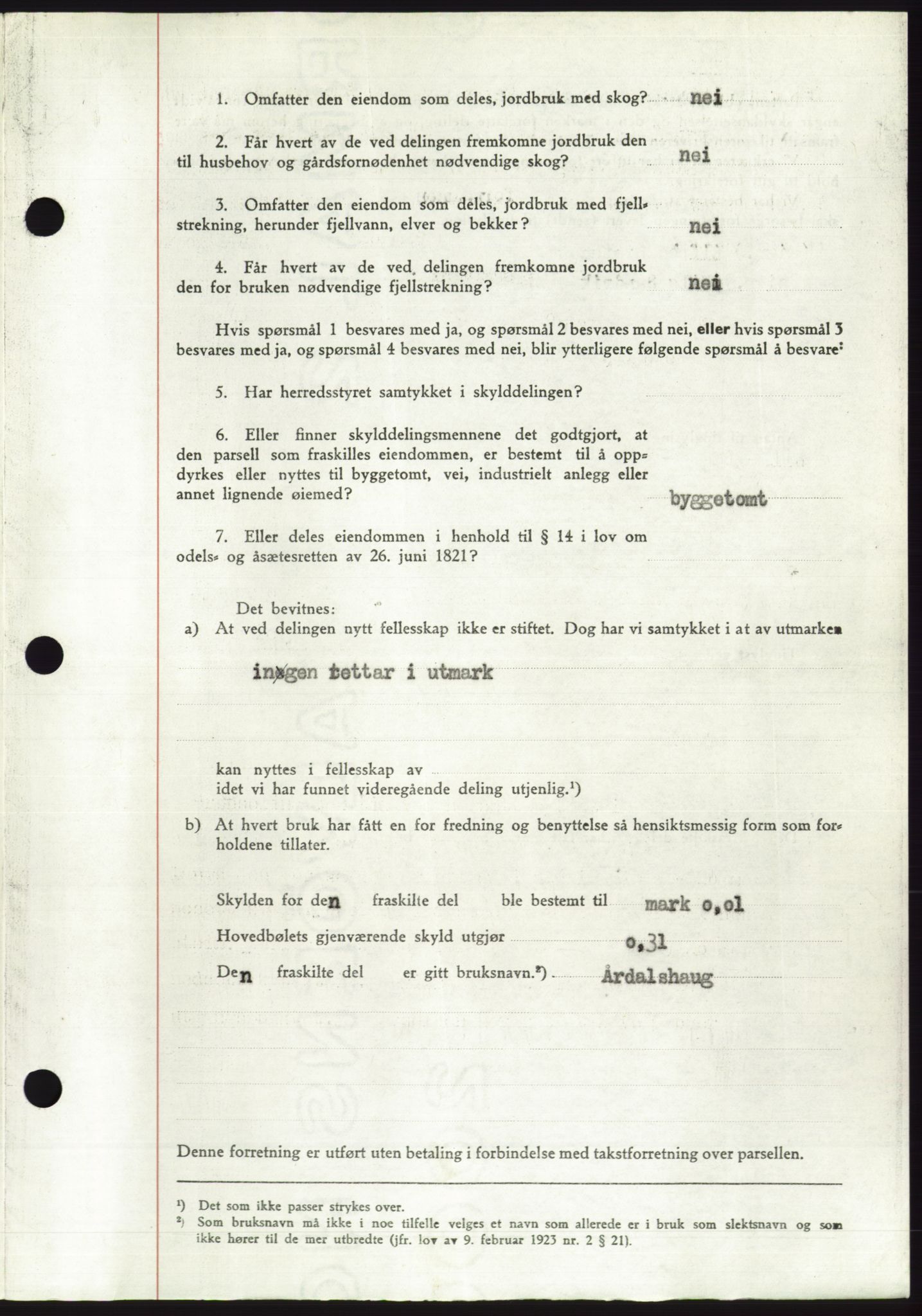 Søre Sunnmøre sorenskriveri, AV/SAT-A-4122/1/2/2C/L0092: Mortgage book no. 18A, 1952-1952, Diary no: : 1840/1952