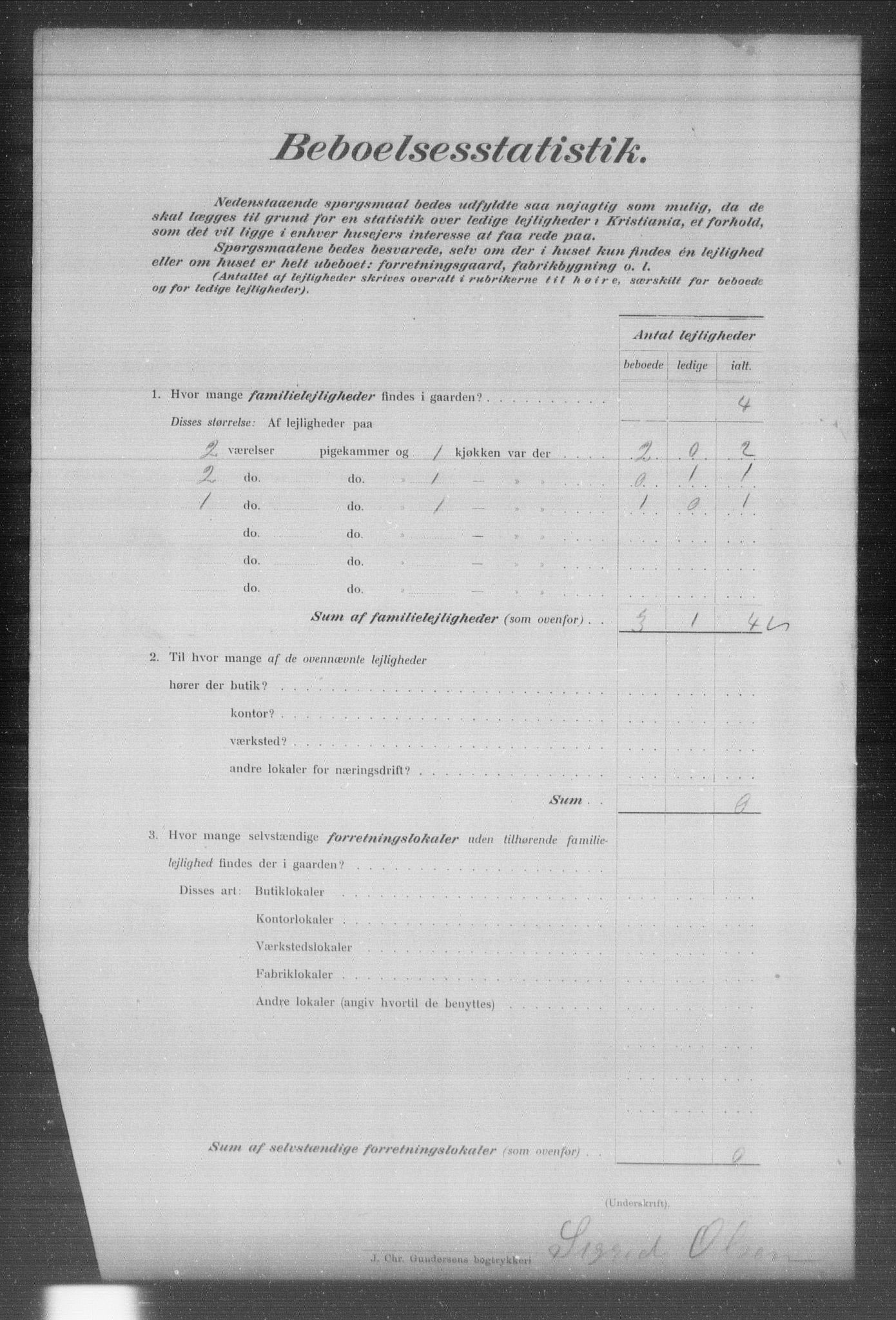 OBA, Municipal Census 1903 for Kristiania, 1903, p. 10318