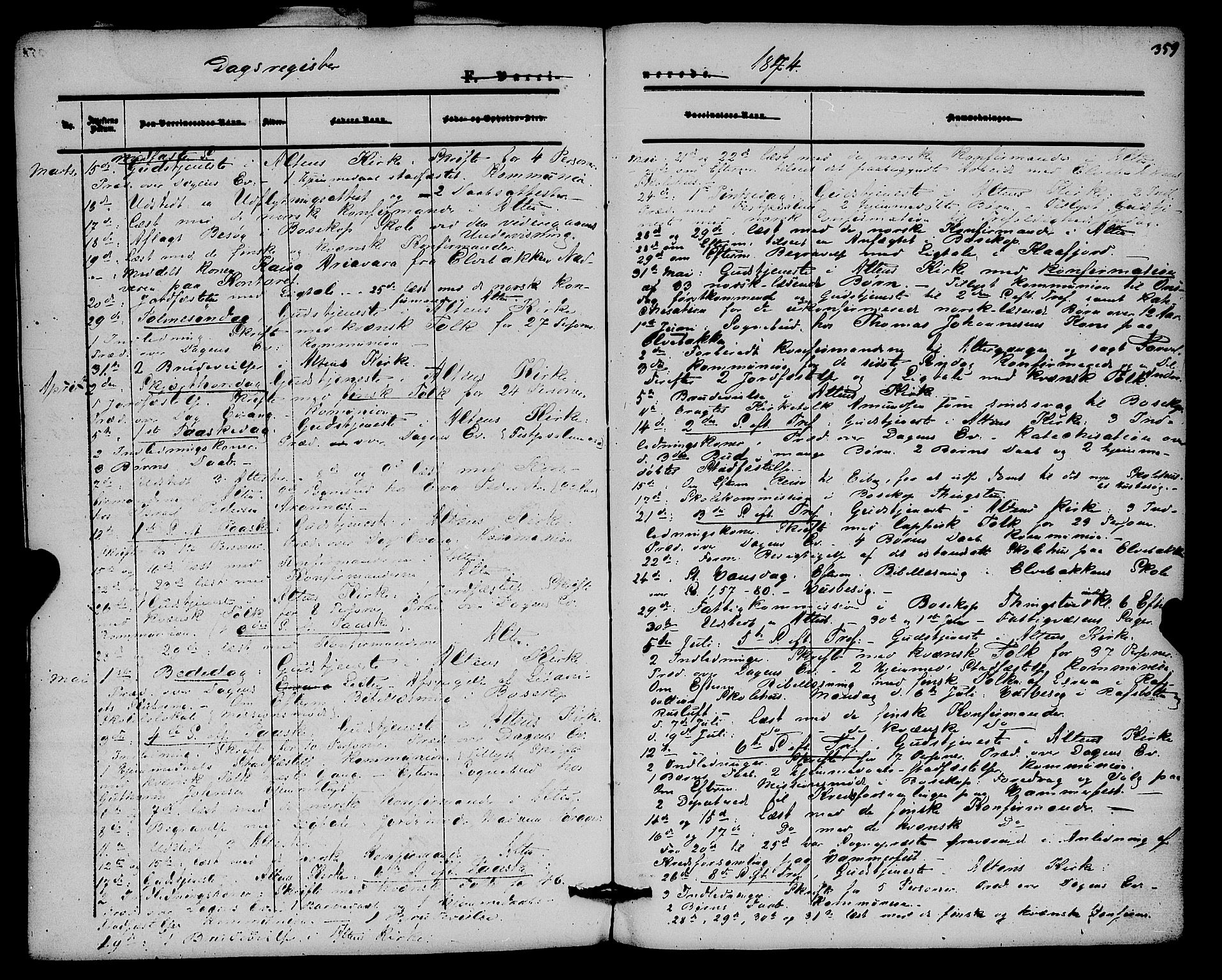 Alta sokneprestkontor, SATØ/S-1338/H/Ha/L0001.kirke: Parish register (official) no. 1, 1858-1878, p. 359