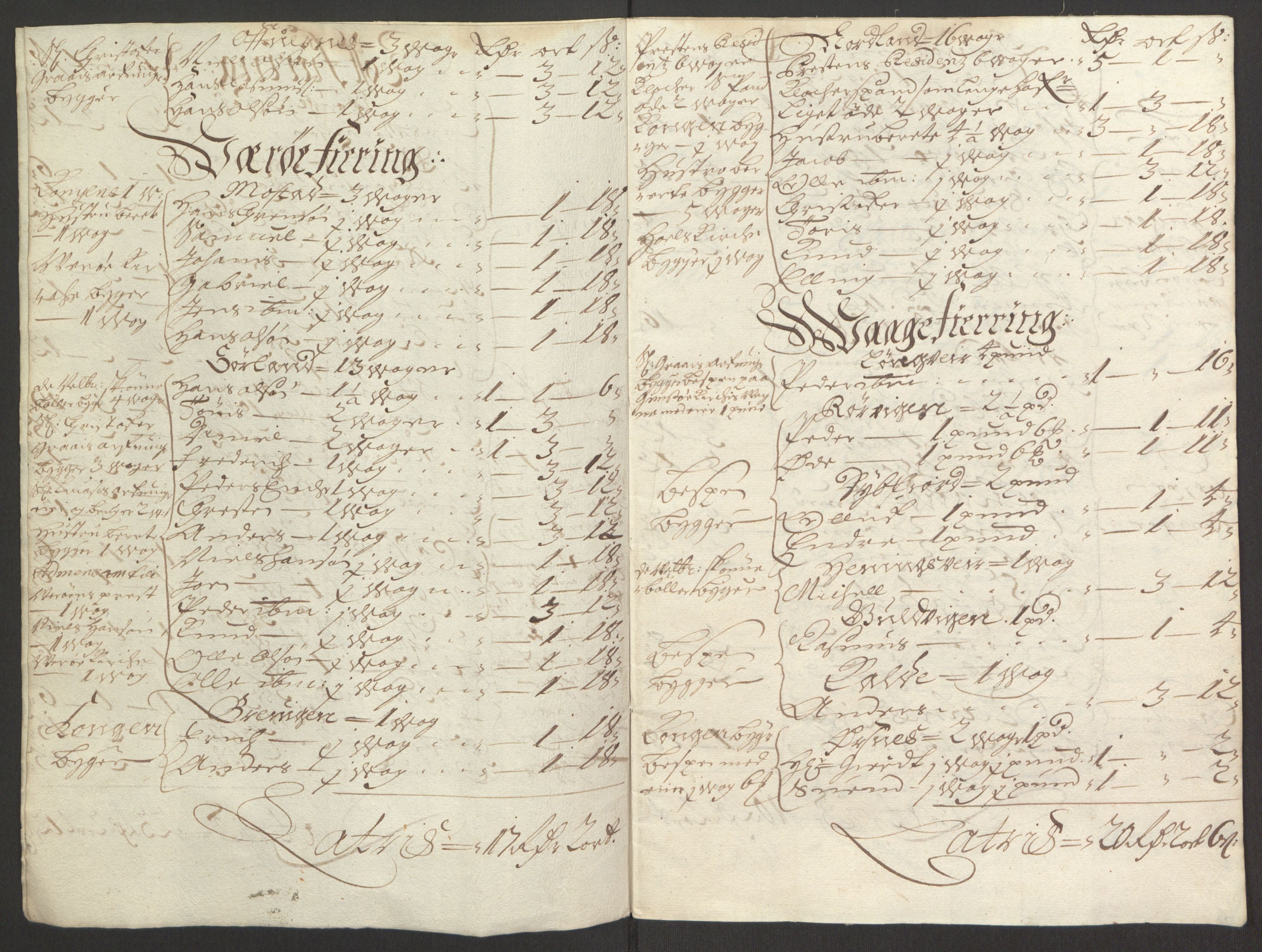 Rentekammeret inntil 1814, Reviderte regnskaper, Fogderegnskap, AV/RA-EA-4092/R67/L4675: Fogderegnskap Vesterålen, Andenes og Lofoten, 1691-1693, p. 152