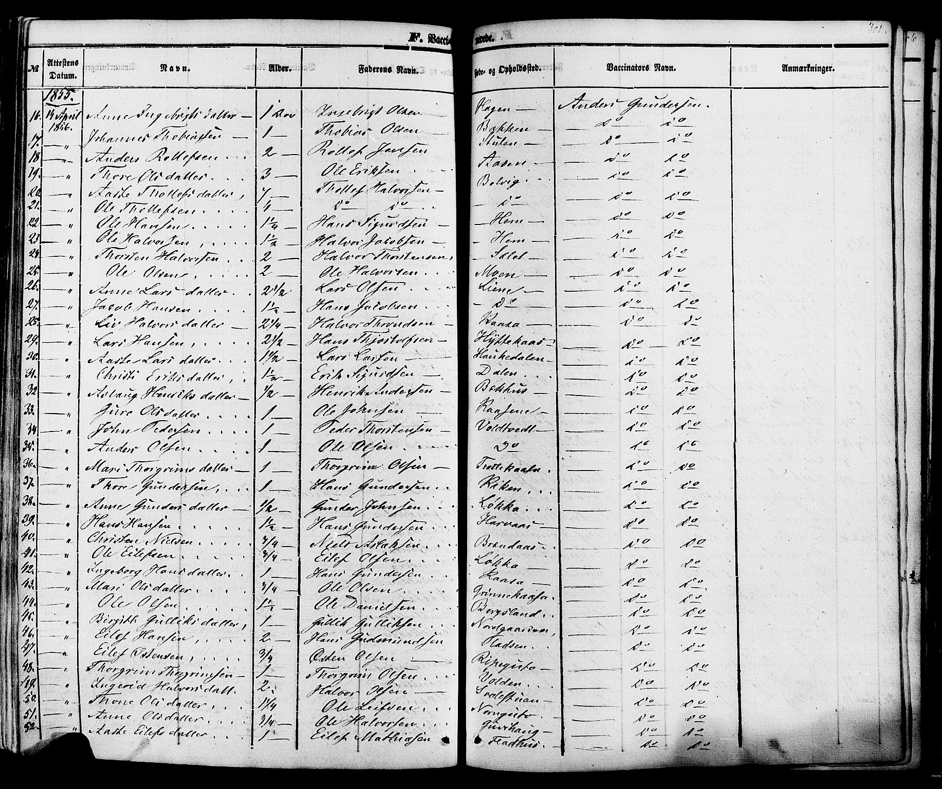 Sauherad kirkebøker, AV/SAKO-A-298/F/Fa/L0007: Parish register (official) no. I 7, 1851-1873, p. 301