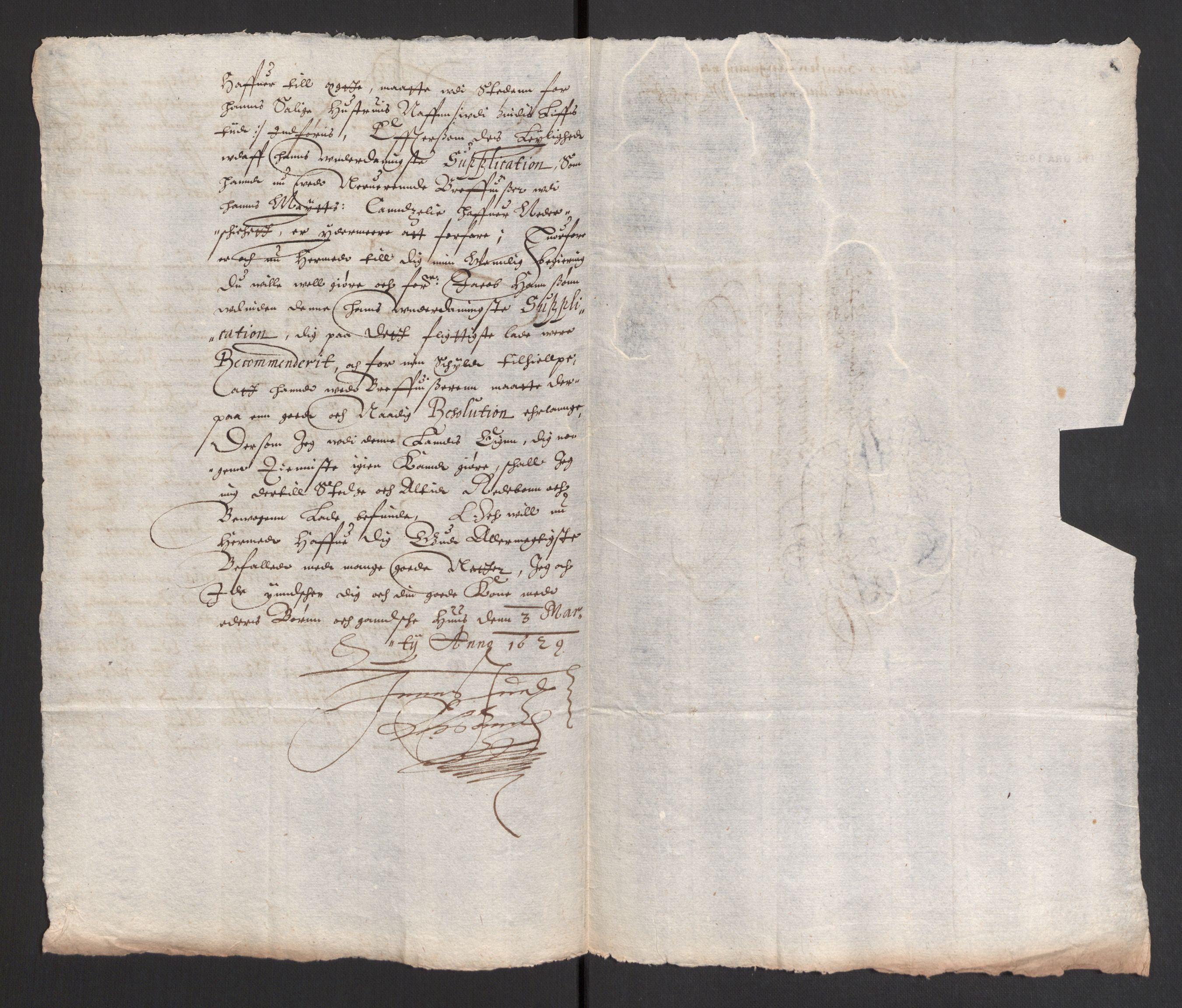 Danske Kanselli 1572-1799, AV/RA-EA-3023/F/Fc/Fcc/Fcca/L0005: Norske innlegg 1572-1799, 1628-1630, p. 95