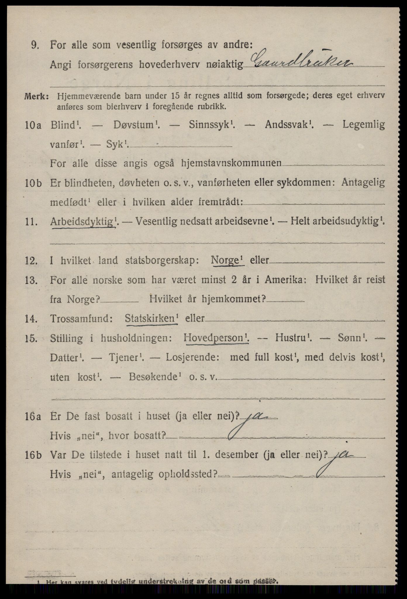 SAT, 1920 census for Haram, 1920, p. 2810