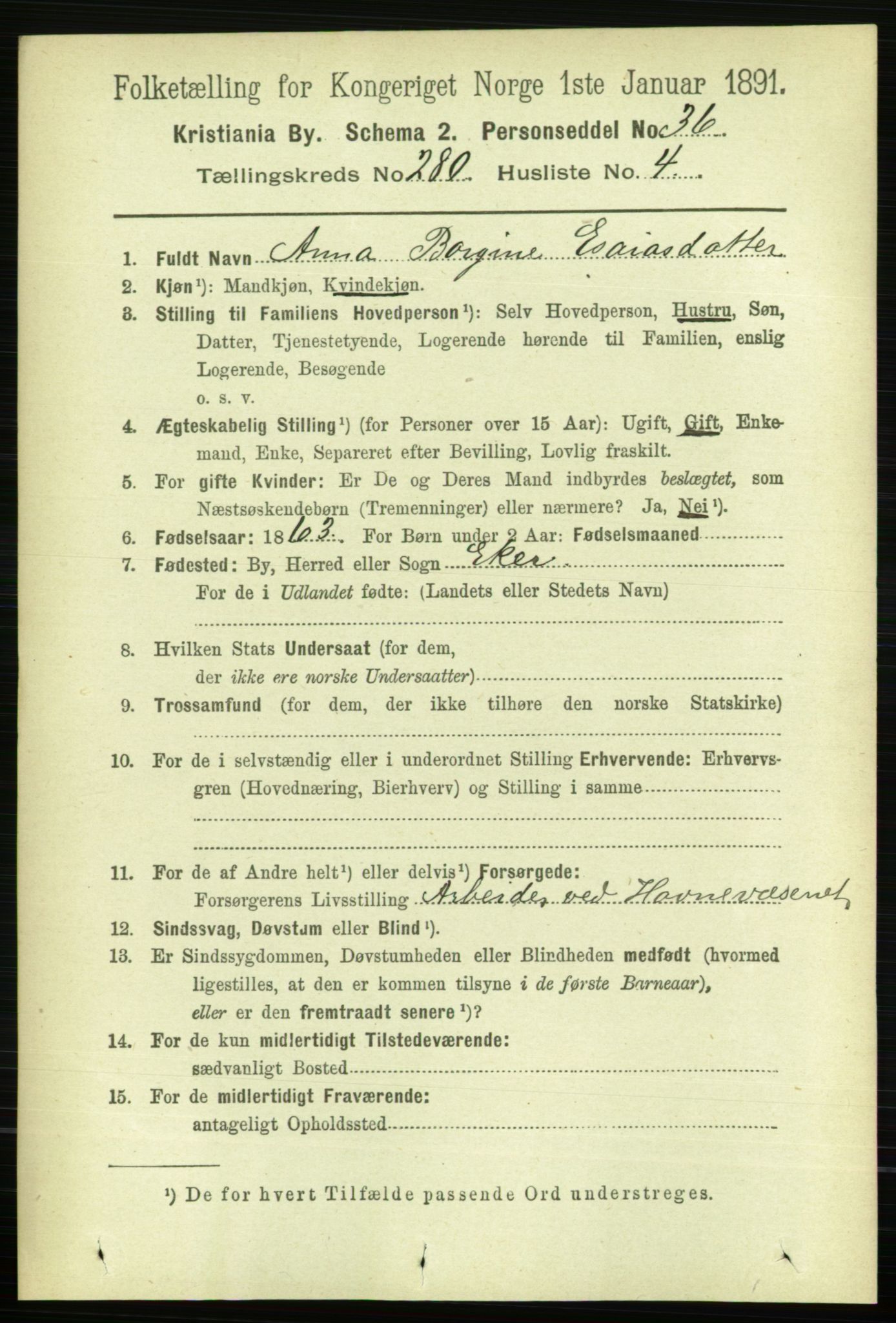 RA, 1891 census for 0301 Kristiania, 1891, p. 170246