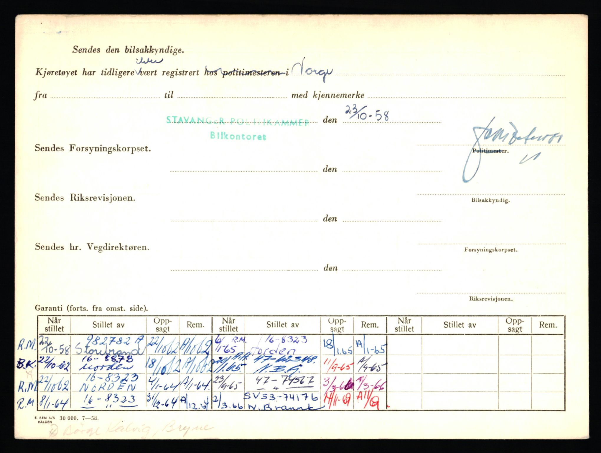 Stavanger trafikkstasjon, AV/SAST-A-101942/0/F/L0006: L-1700 - L-2149, 1930-1971, p. 1476