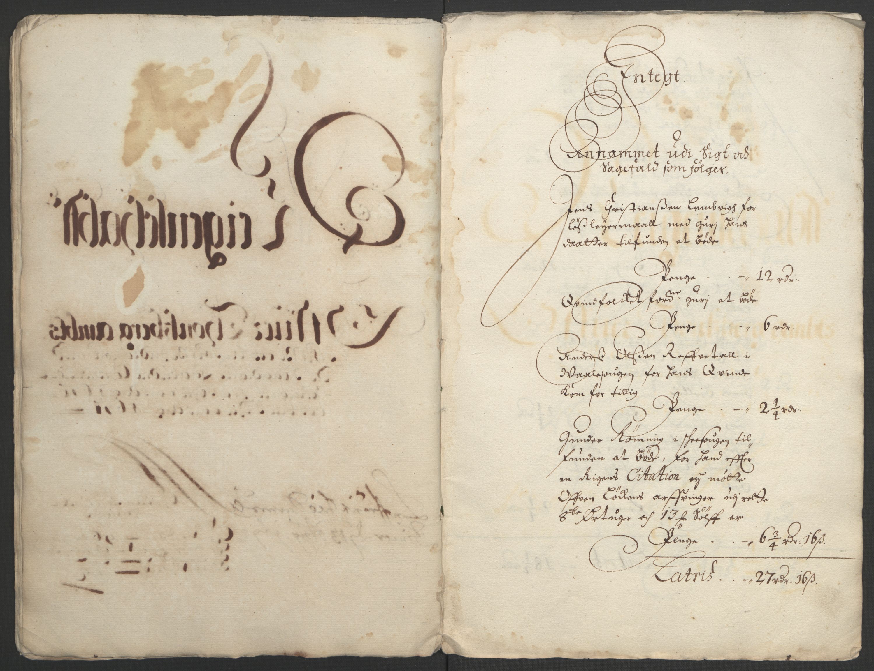 Rentekammeret inntil 1814, Reviderte regnskaper, Fogderegnskap, RA/EA-4092/R32/L1842: Fogderegnskap Jarlsberg grevskap, 1664-1673, p. 244