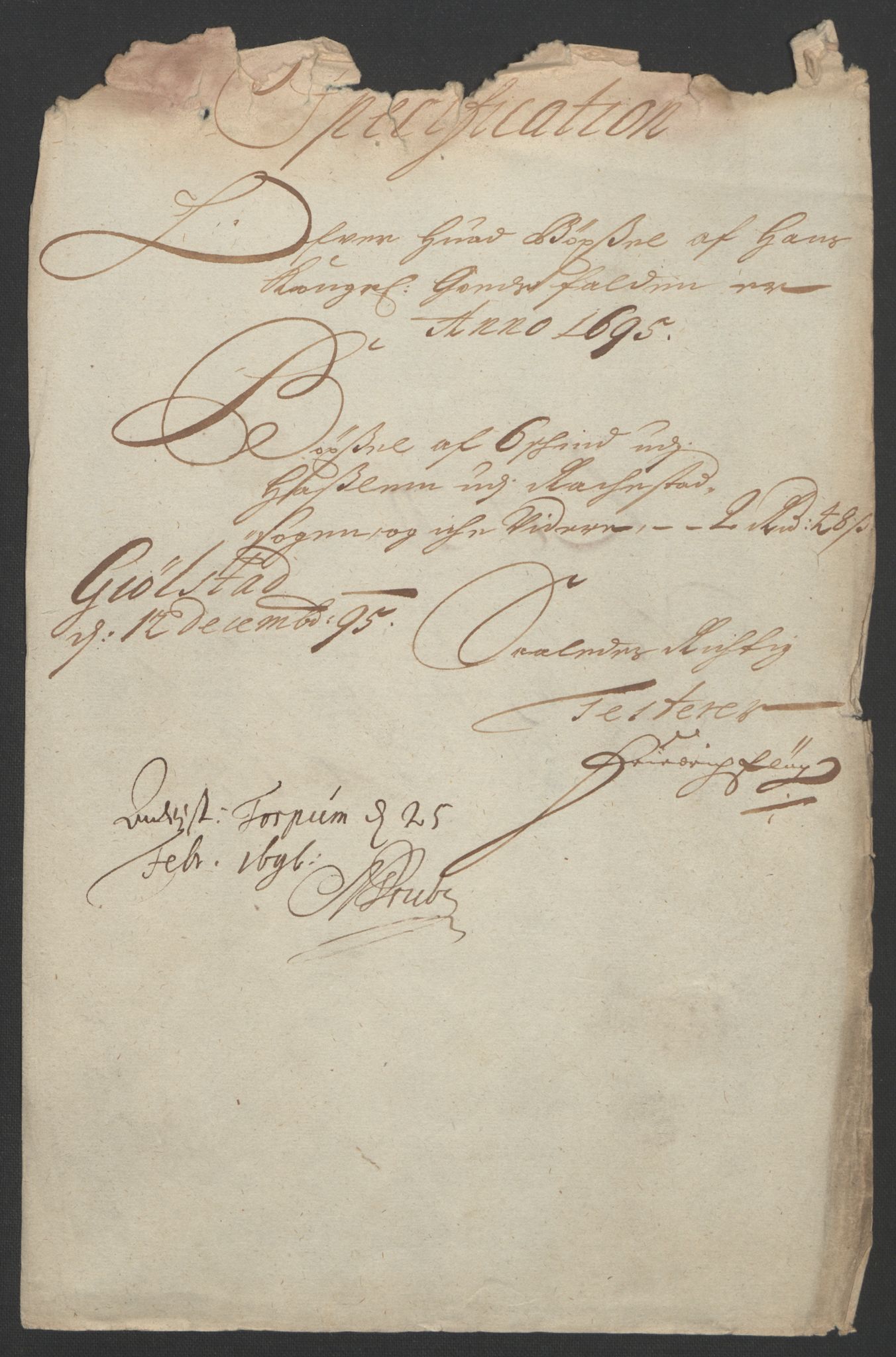 Rentekammeret inntil 1814, Reviderte regnskaper, Fogderegnskap, AV/RA-EA-4092/R07/L0285: Fogderegnskap Rakkestad, Heggen og Frøland, 1695, p. 21