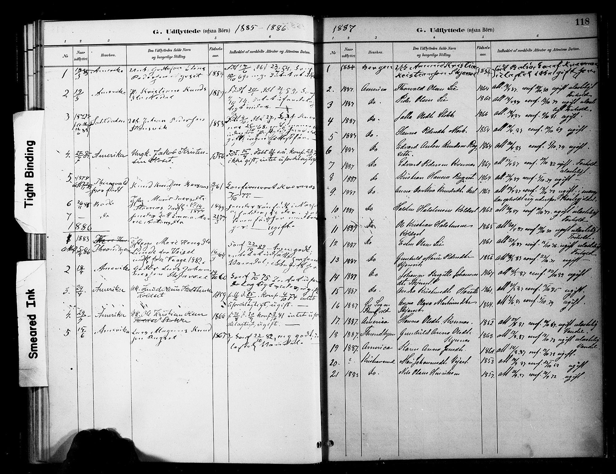 Ministerialprotokoller, klokkerbøker og fødselsregistre - Møre og Romsdal, SAT/A-1454/568/L0809: Parish register (official) no. 568A13, 1884-1900, p. 118