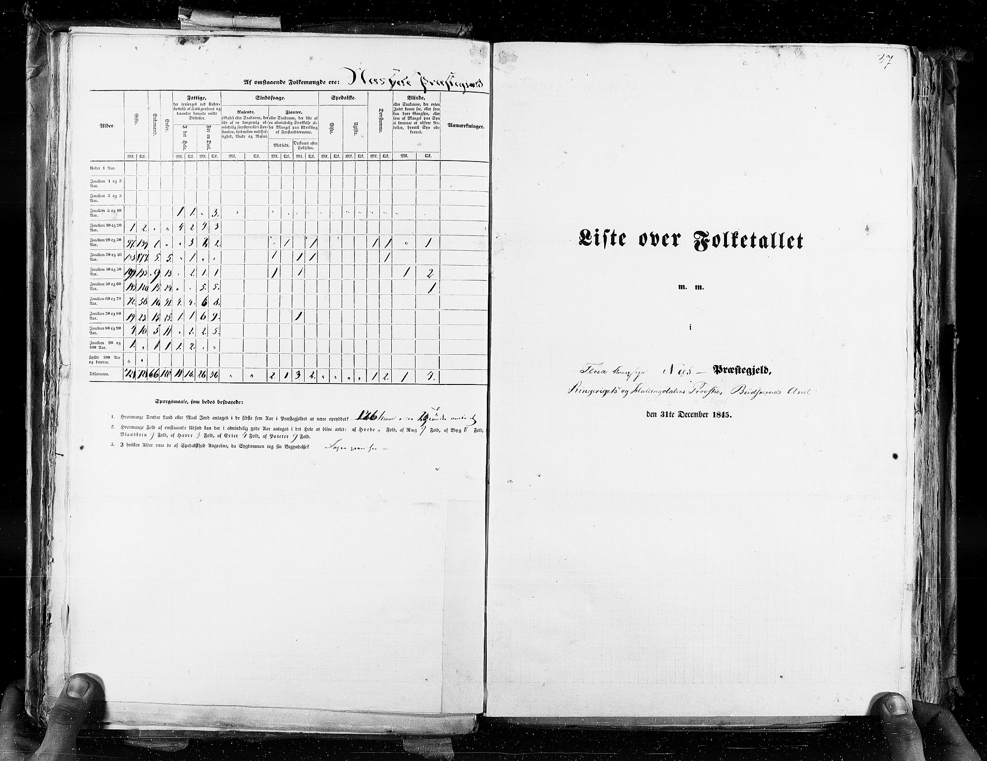 RA, Census 1845, vol. 4: Buskerud amt og Jarlsberg og Larvik amt, 1845, p. 37