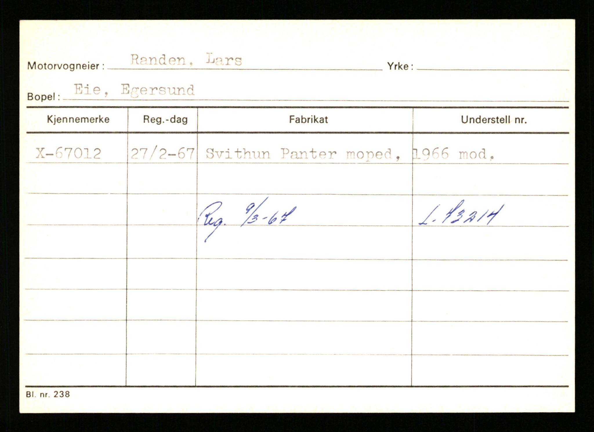 Stavanger trafikkstasjon, AV/SAST-A-101942/0/G/L0007: Registreringsnummer: 49019 - 67460, 1930-1971, p. 3221