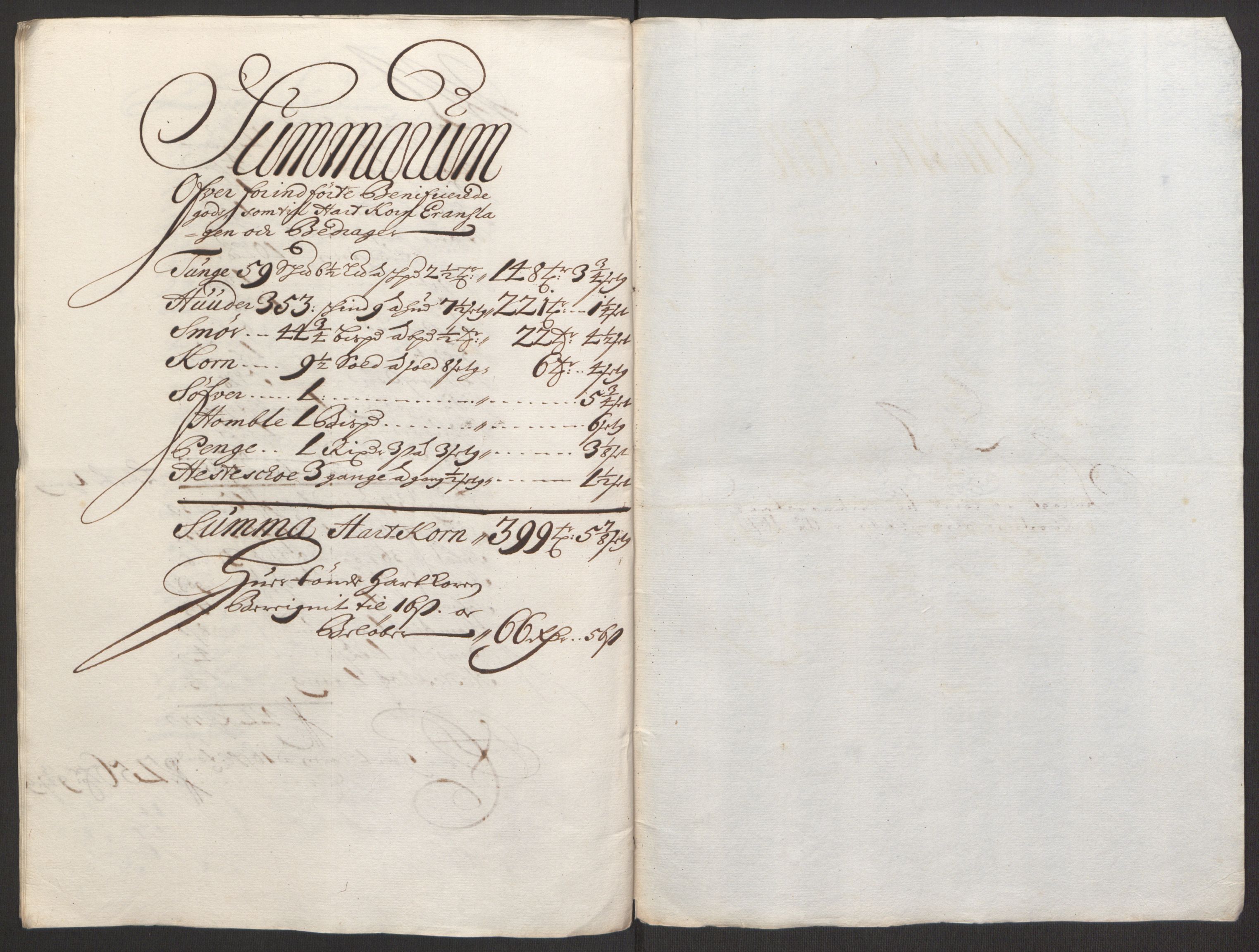 Rentekammeret inntil 1814, Reviderte regnskaper, Fogderegnskap, AV/RA-EA-4092/R16/L1034: Fogderegnskap Hedmark, 1693, p. 94