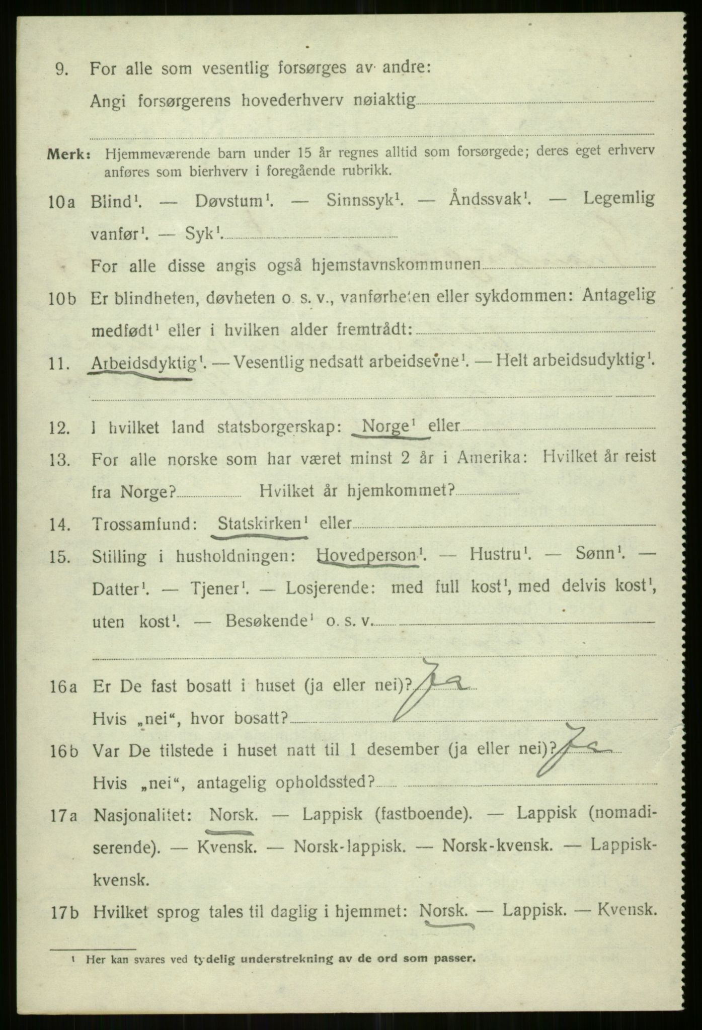 SATØ, 1920 census for Tromsøysund, 1920, p. 14193