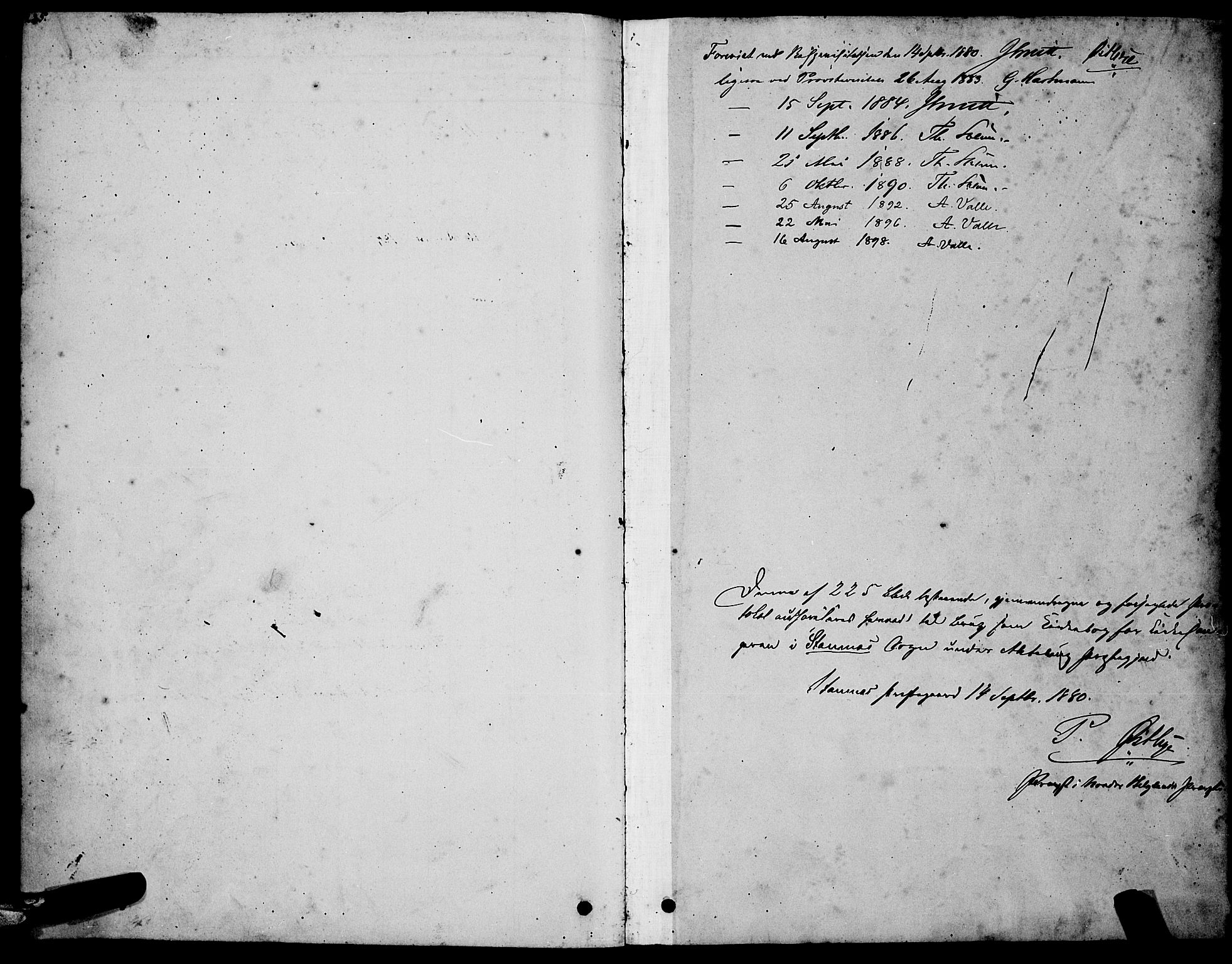 Ministerialprotokoller, klokkerbøker og fødselsregistre - Nordland, SAT/A-1459/831/L0477: Parish register (copy) no. 831C04, 1878-1897