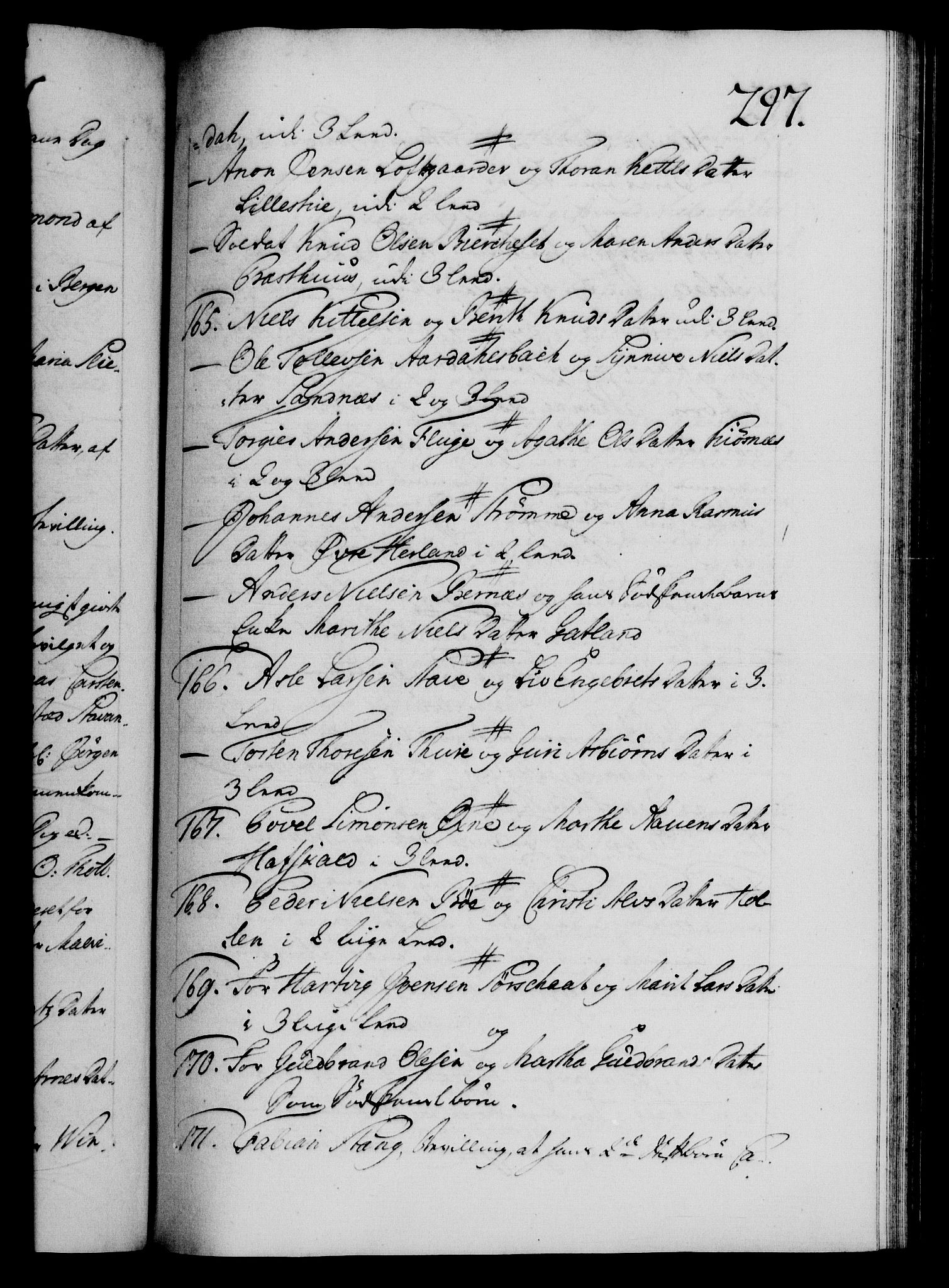 Danske Kanselli 1572-1799, RA/EA-3023/F/Fc/Fca/Fcaa/L0043: Norske registre, 1766-1768, p. 297a