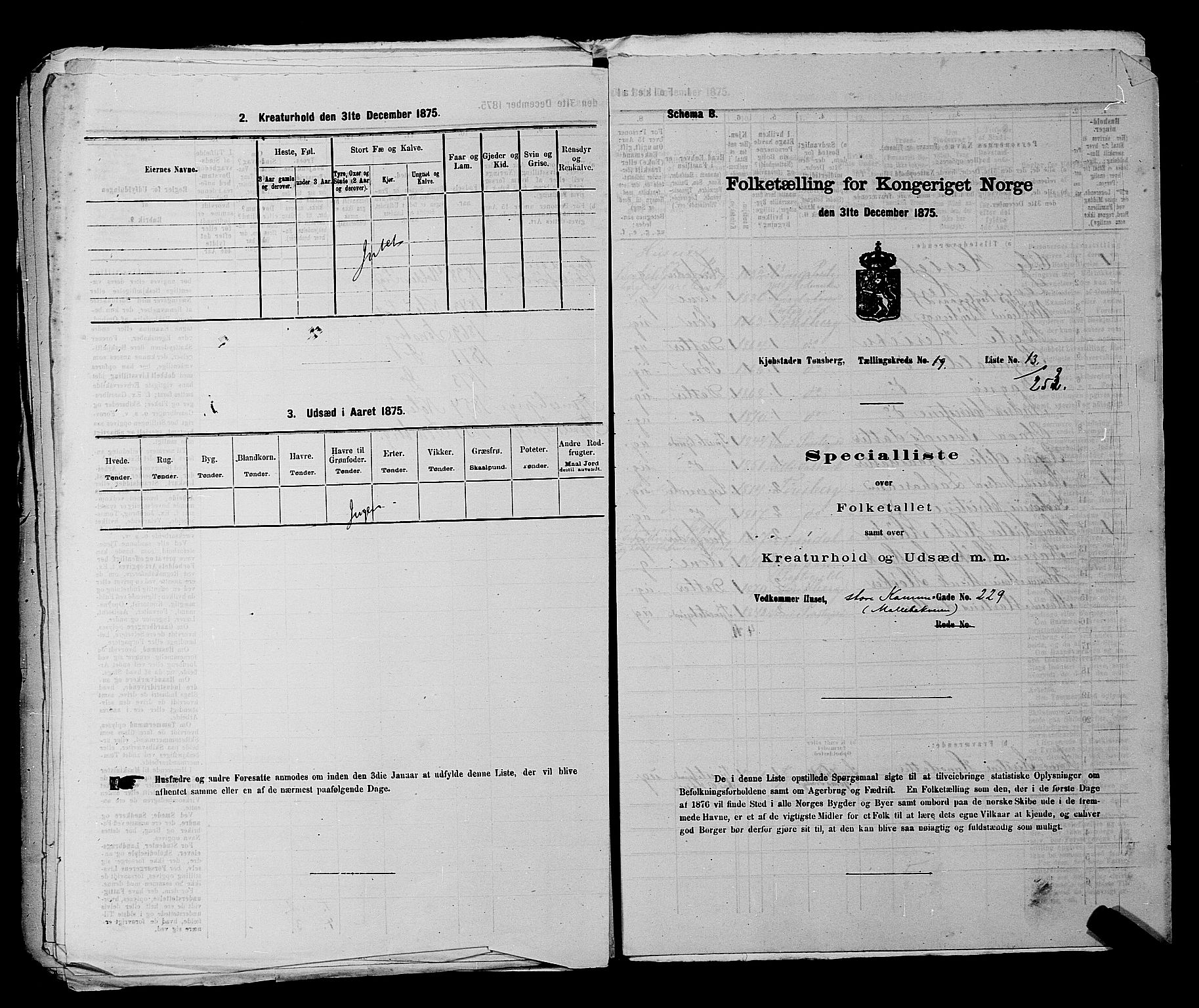 SAKO, 1875 census for 0705P Tønsberg, 1875, p. 622