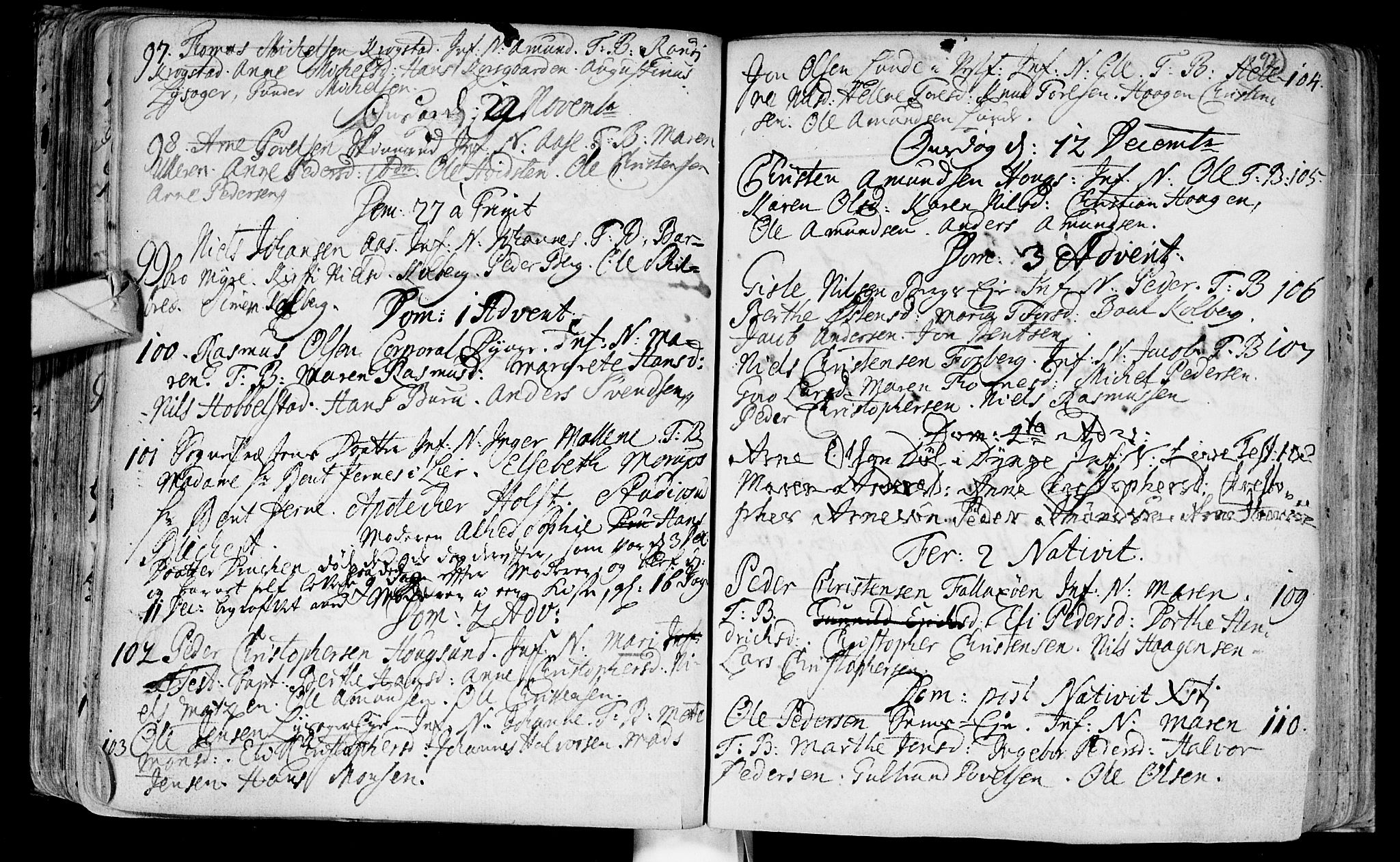 Eiker kirkebøker, AV/SAKO-A-4/F/Fa/L0003: Parish register (official) no. I 3, 1724-1753, p. 92