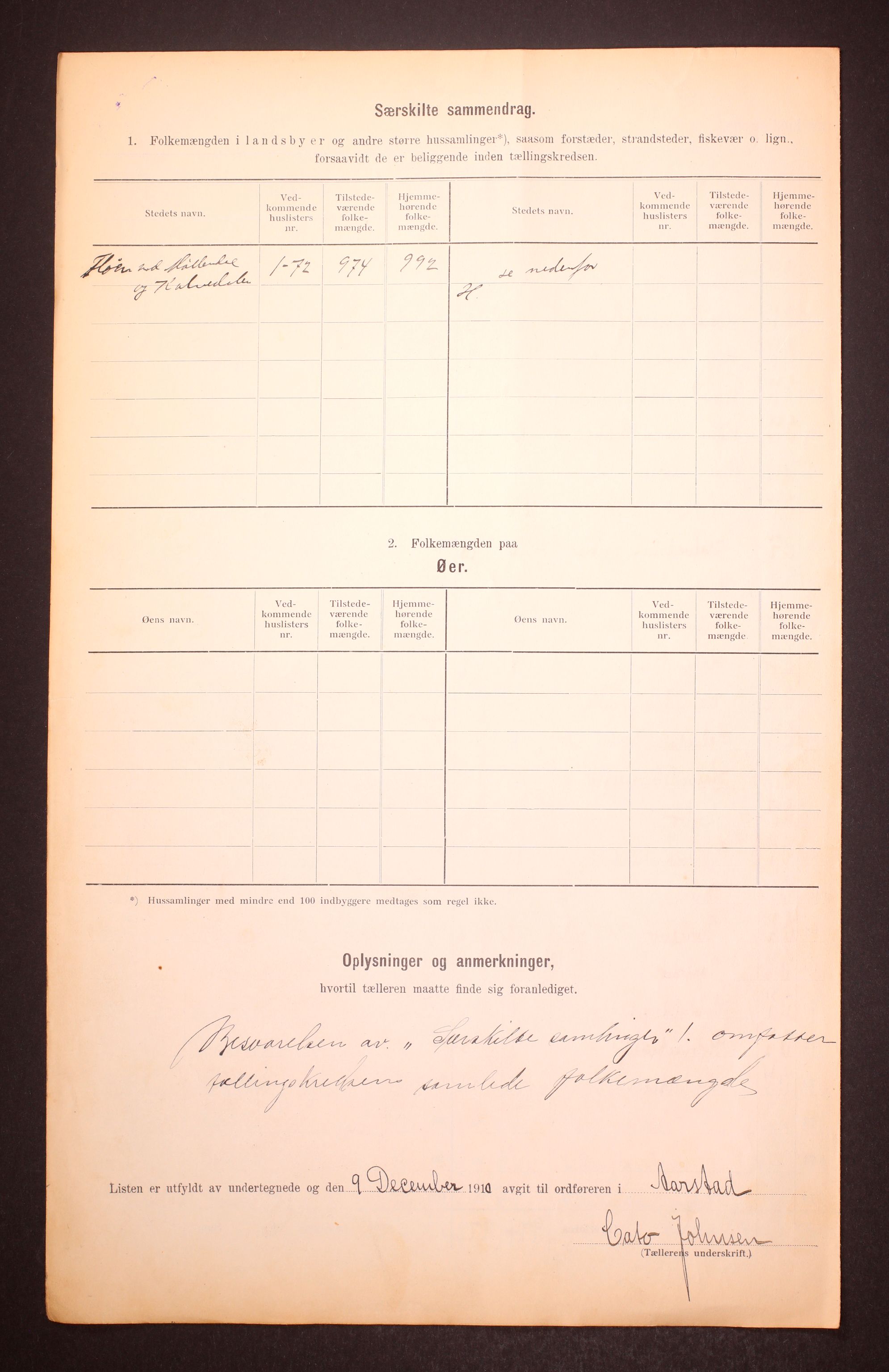 RA, 1910 census for Årstad, 1910, p. 6