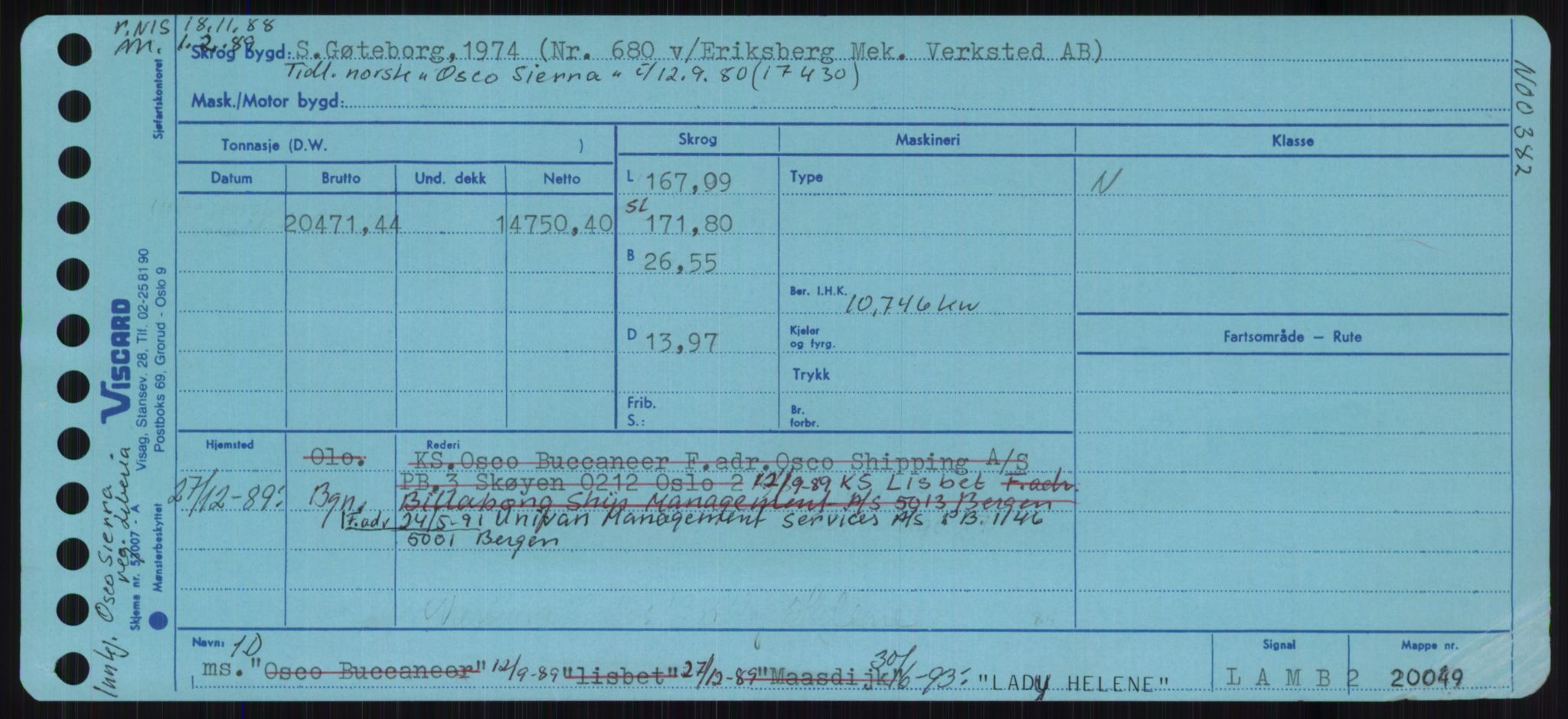 Sjøfartsdirektoratet med forløpere, Skipsmålingen, AV/RA-S-1627/H/Ha/L0003/0002: Fartøy, Hilm-Mar / Fartøy, Kom-Mar, p. 241