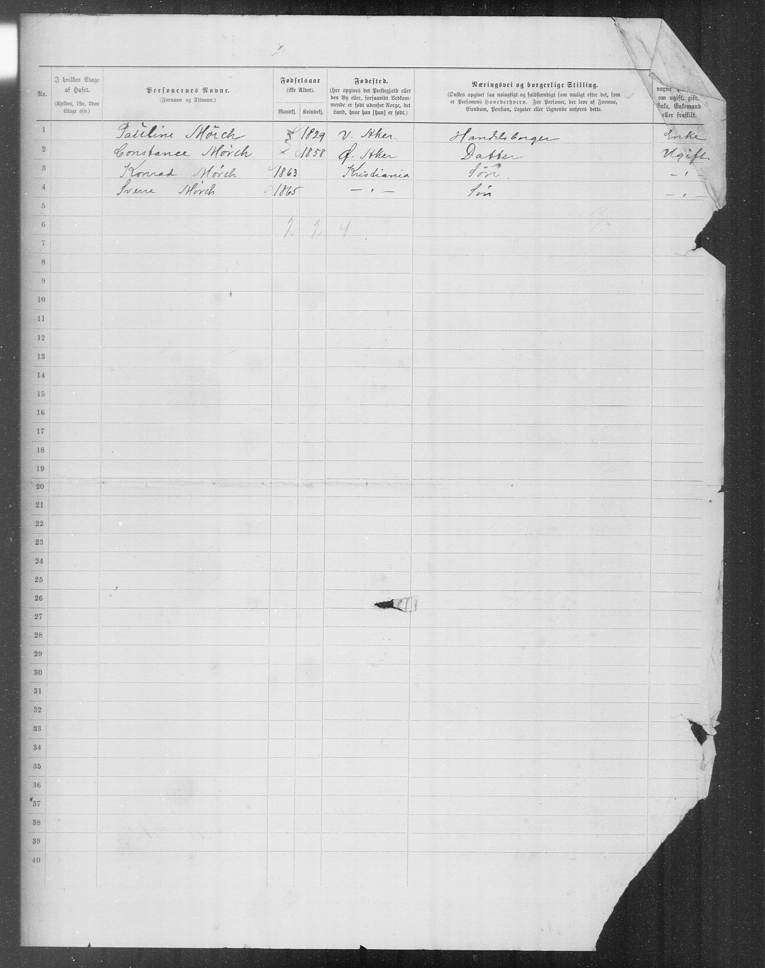 OBA, Municipal Census 1899 for Kristiania, 1899, p. 11602